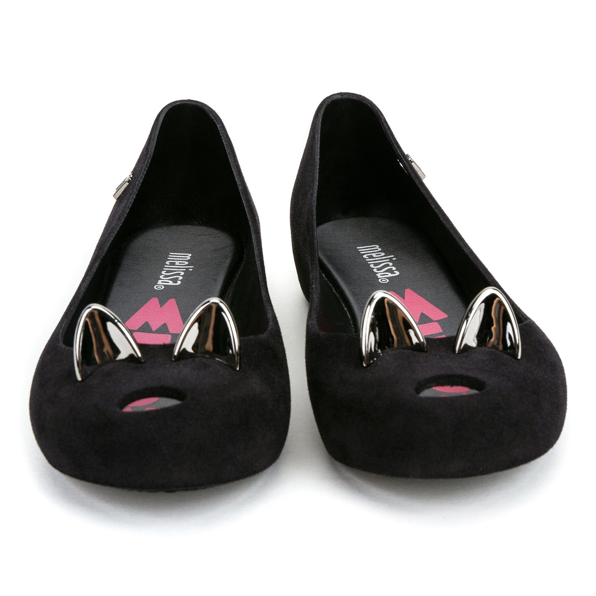 Girls Black Cat Shoes