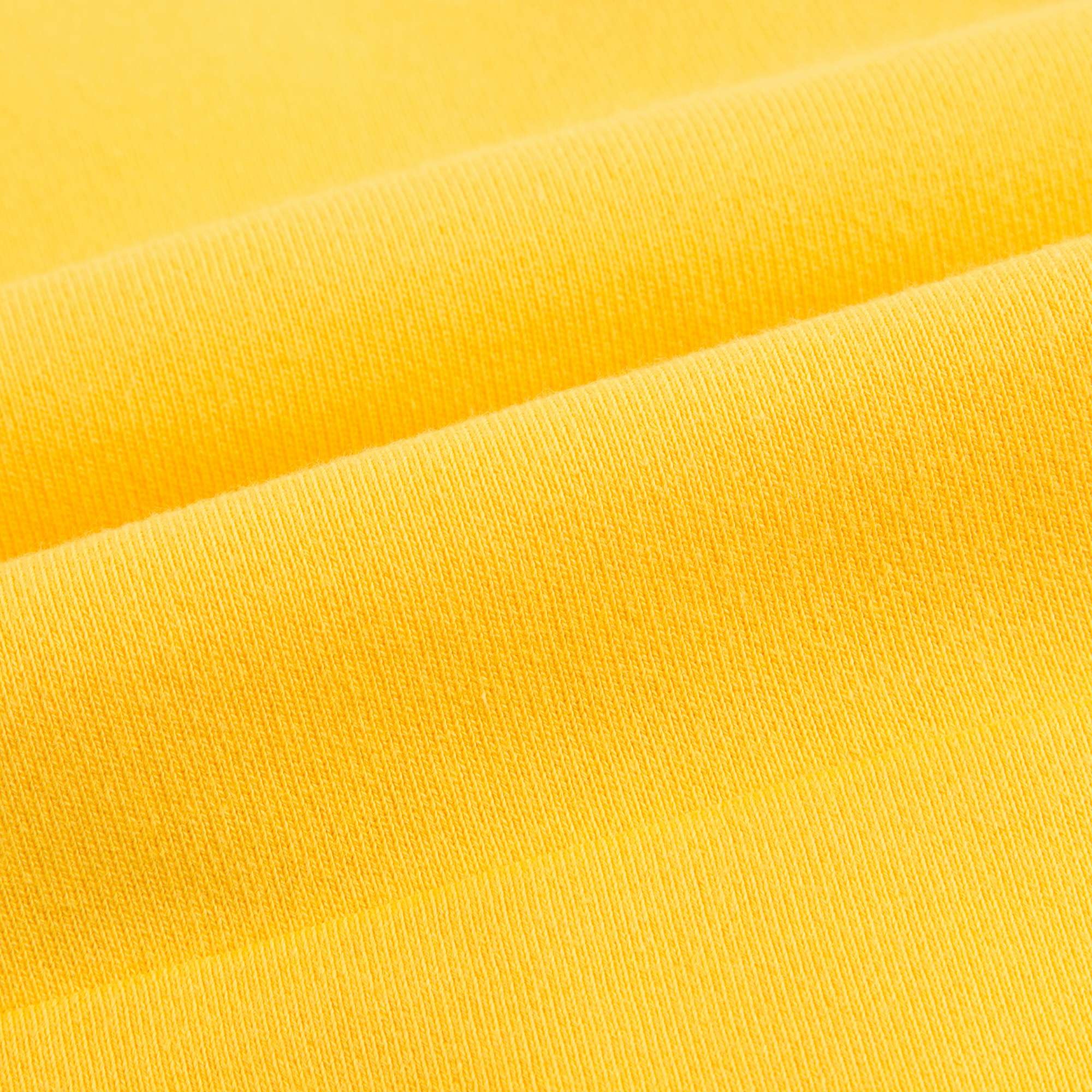 Girls Lemon Yellow Cotton Dress With Collar