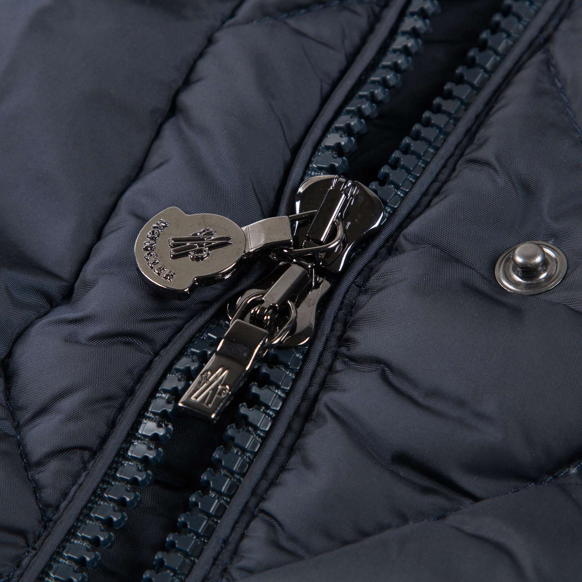 Girls  Navy  Blue  "Vauloge Giubbotto"  Coat