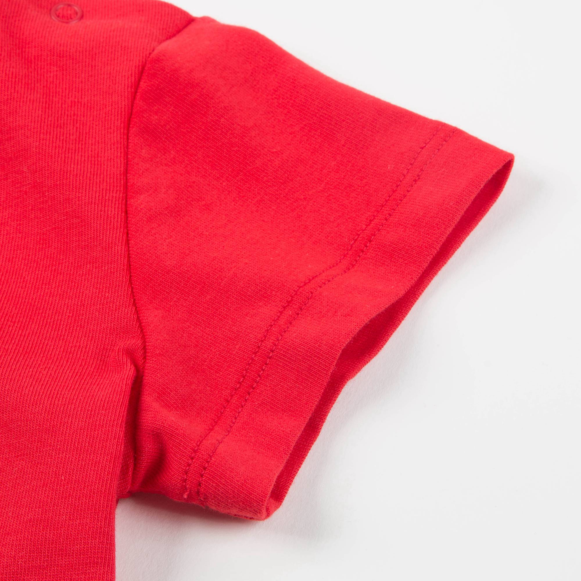 Baby Poppy Red Cotton T-shirt