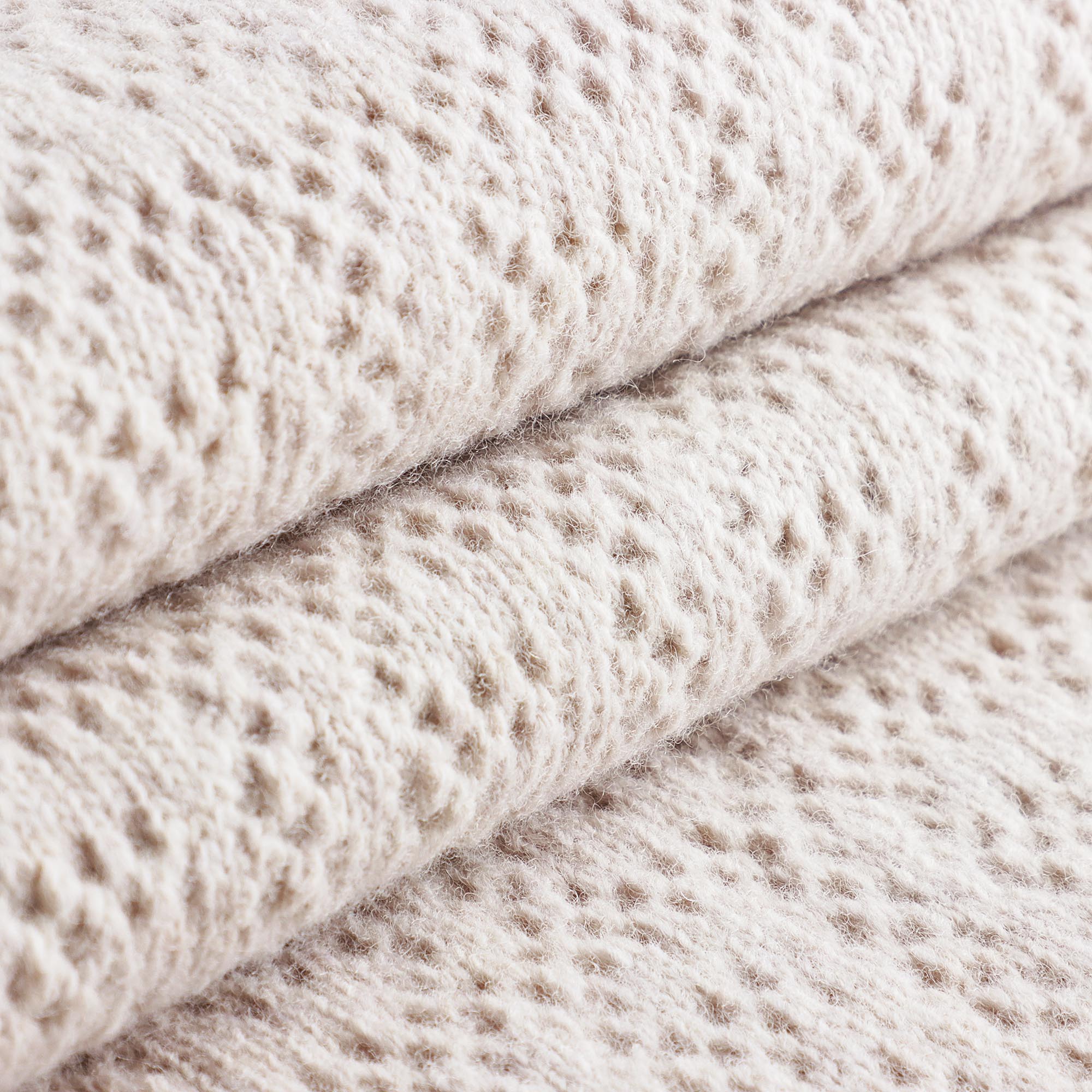 Boys & Girls Beige Wool Scarf