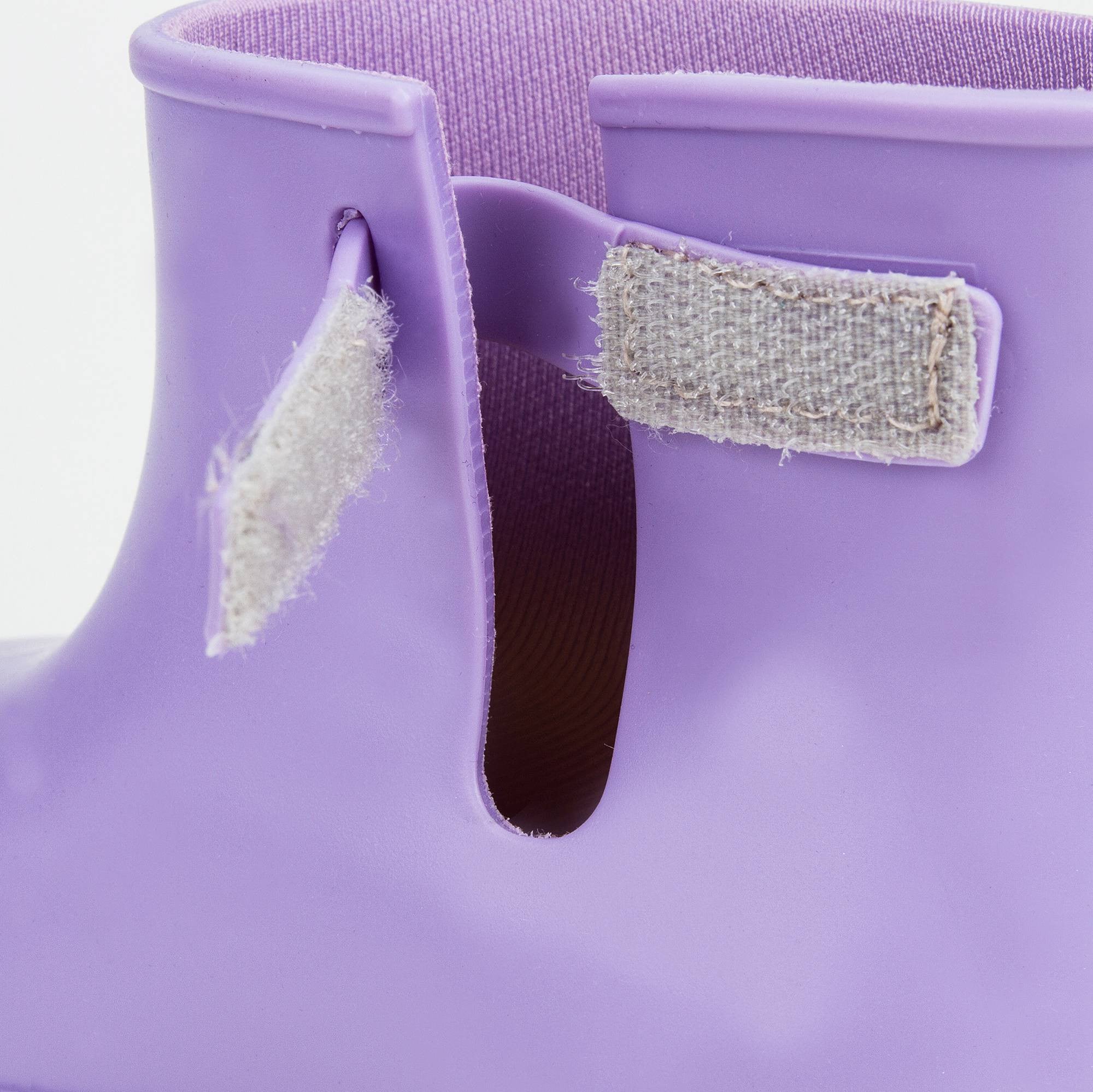 Girls Purple Jelly Rainshoes with Bow