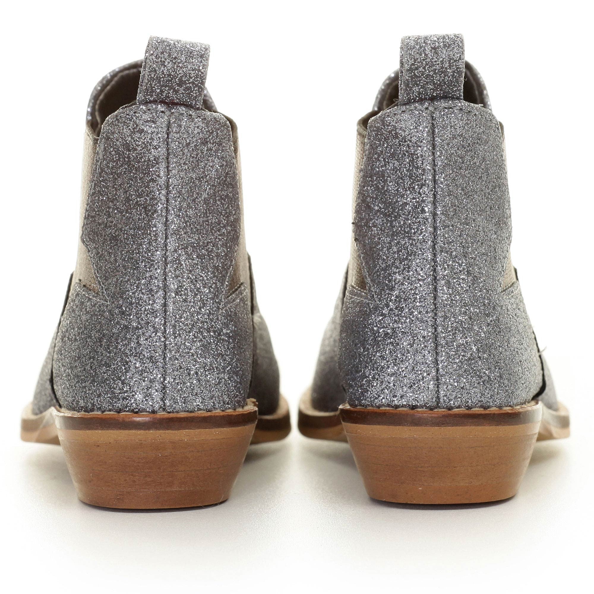 Girls Dark Grey Star Trims 'Lily' Boot - CÉMAROSE | Children's Fashion Store - 4