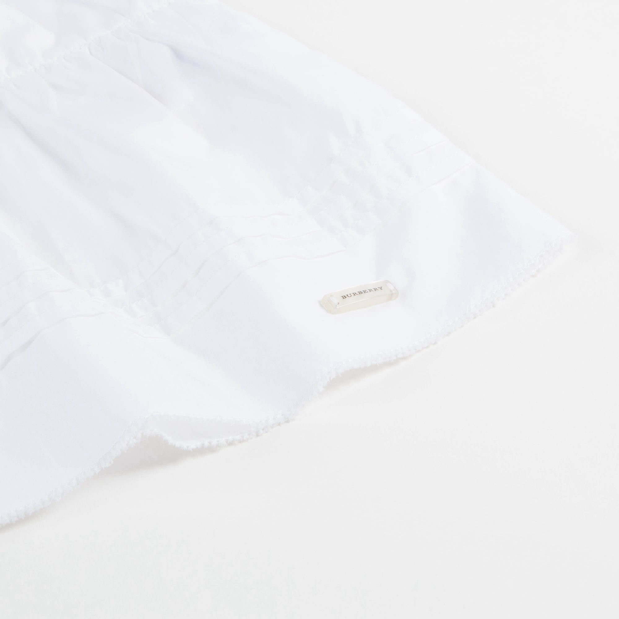 Girls White Cotton Dress