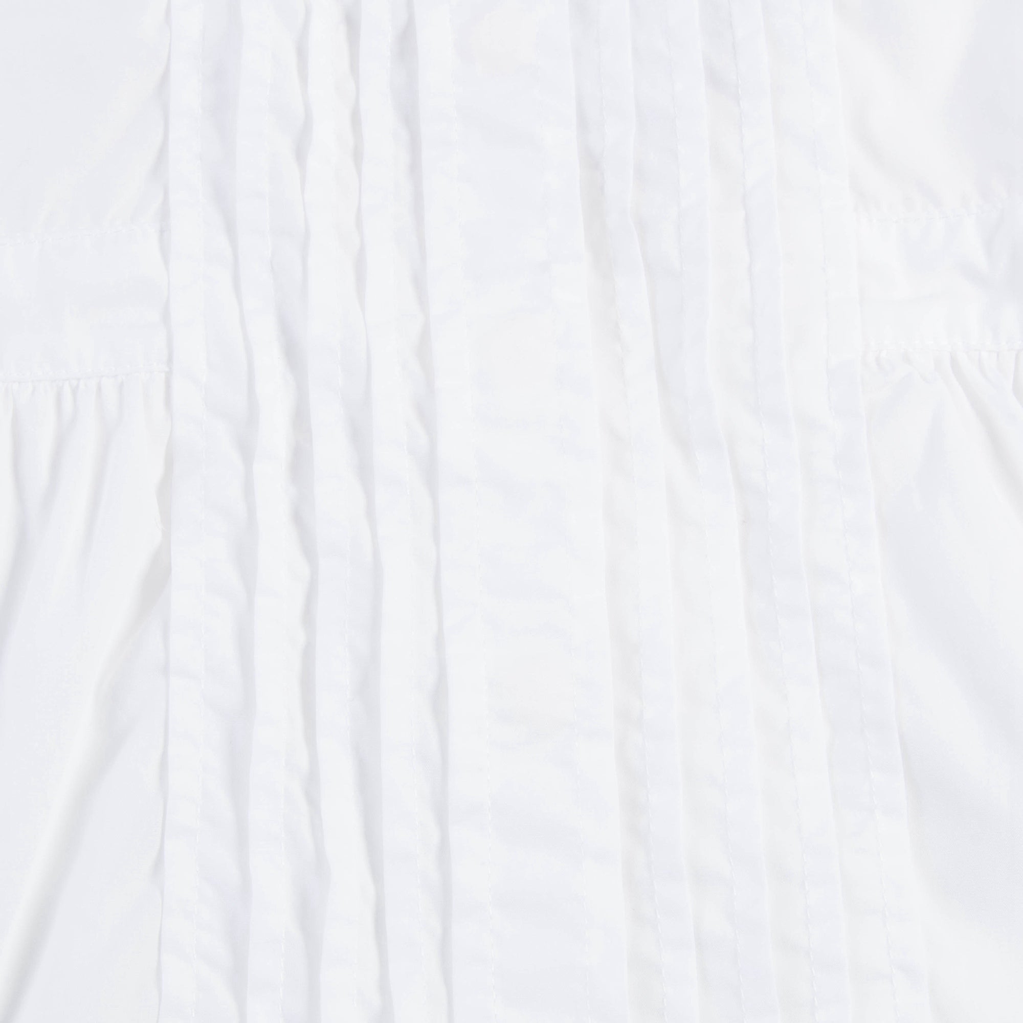 Girls White Cotton Dress