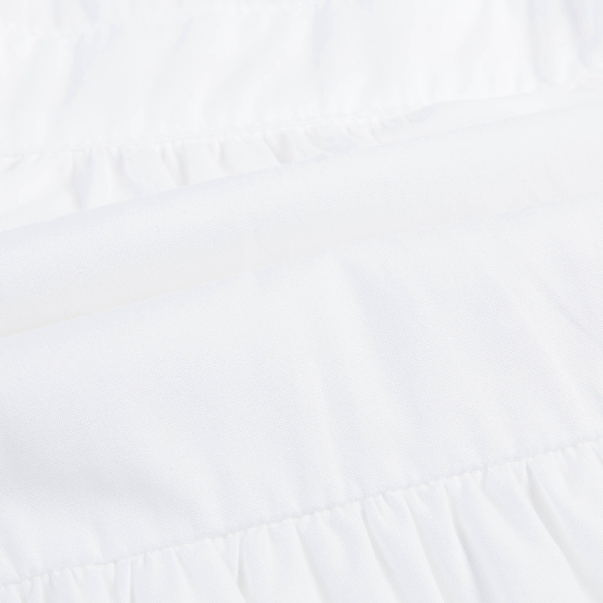 Girls White Cotton Dress