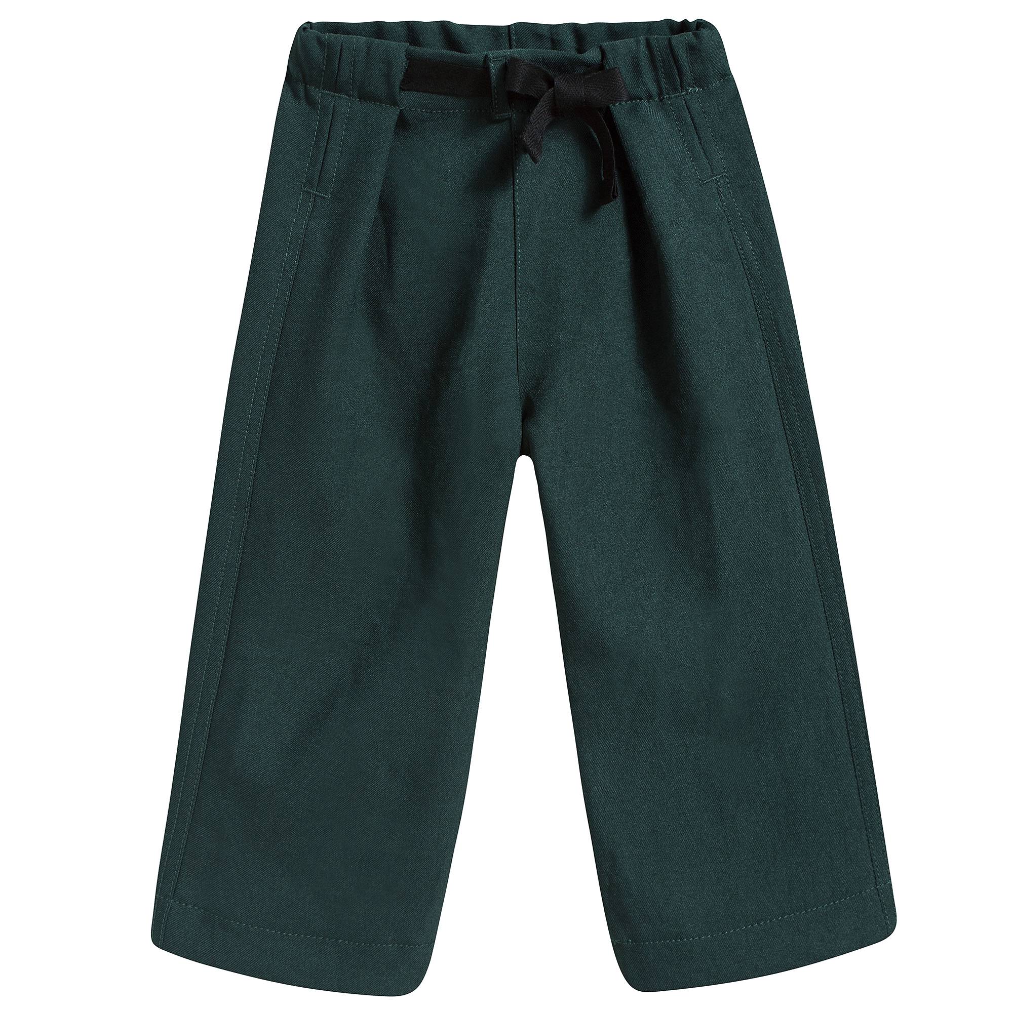Girls Dark Green Trousers