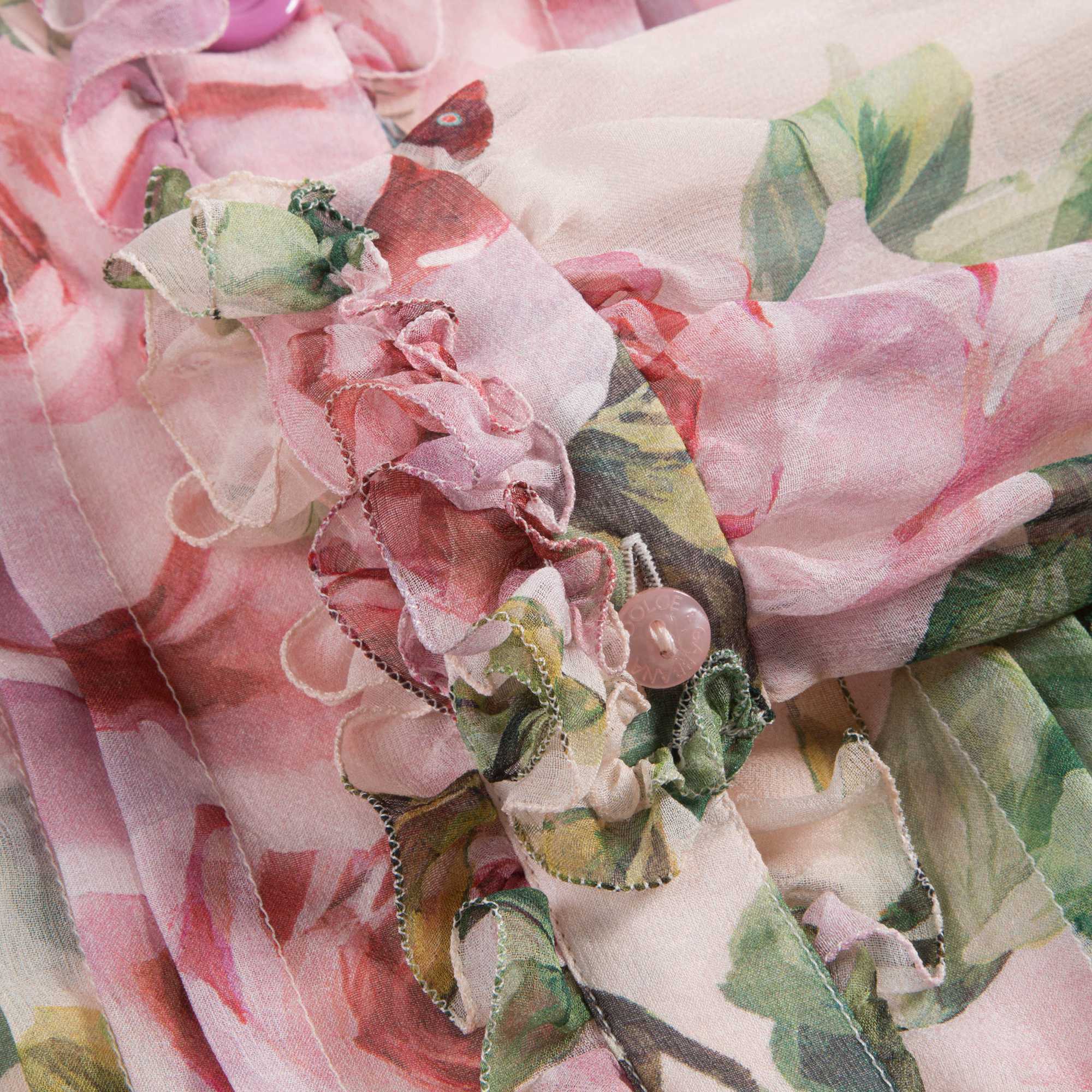 Girls Ping Rose Silk T-shirt