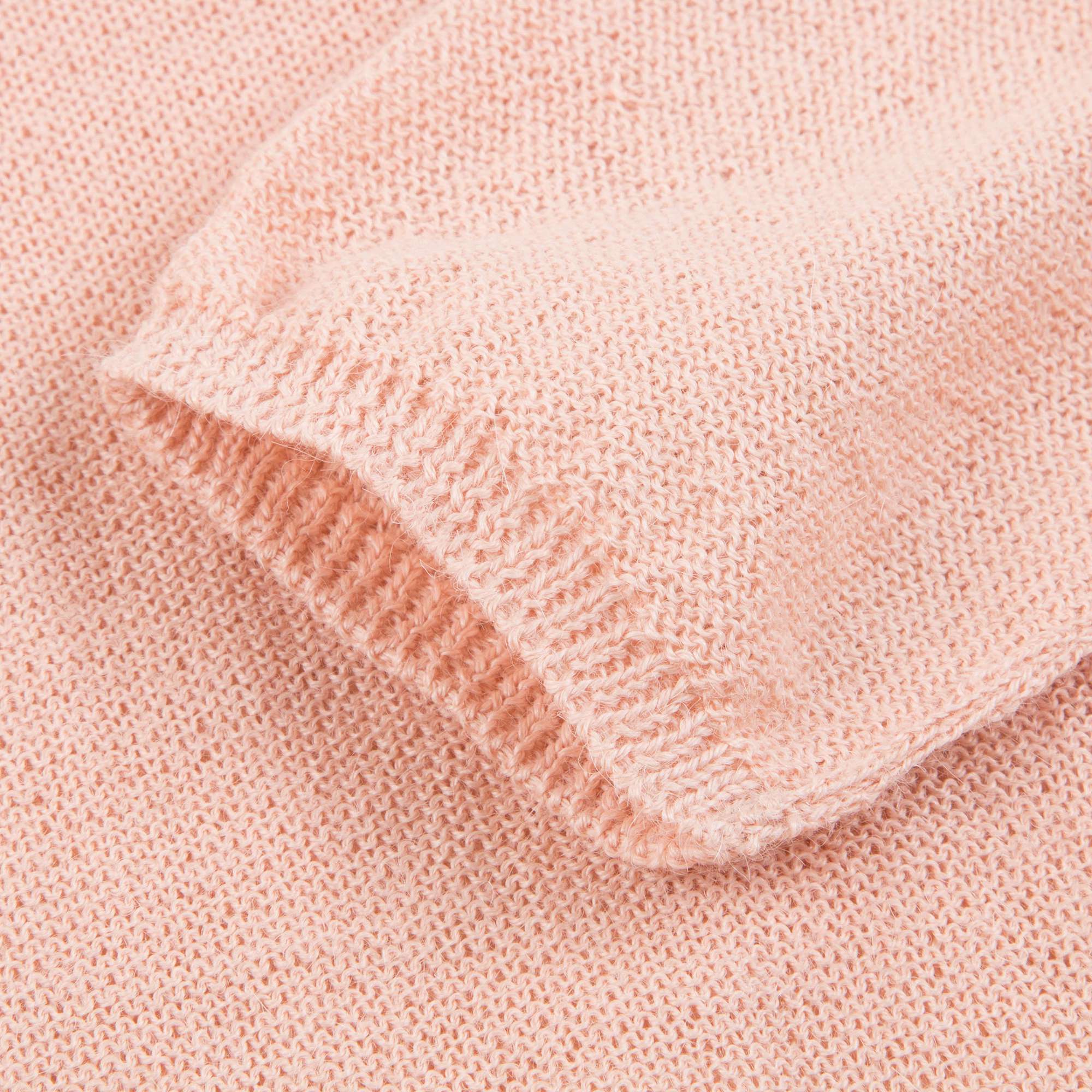 Baby Girls Pink Baby Alpaca Knitwear Jumper