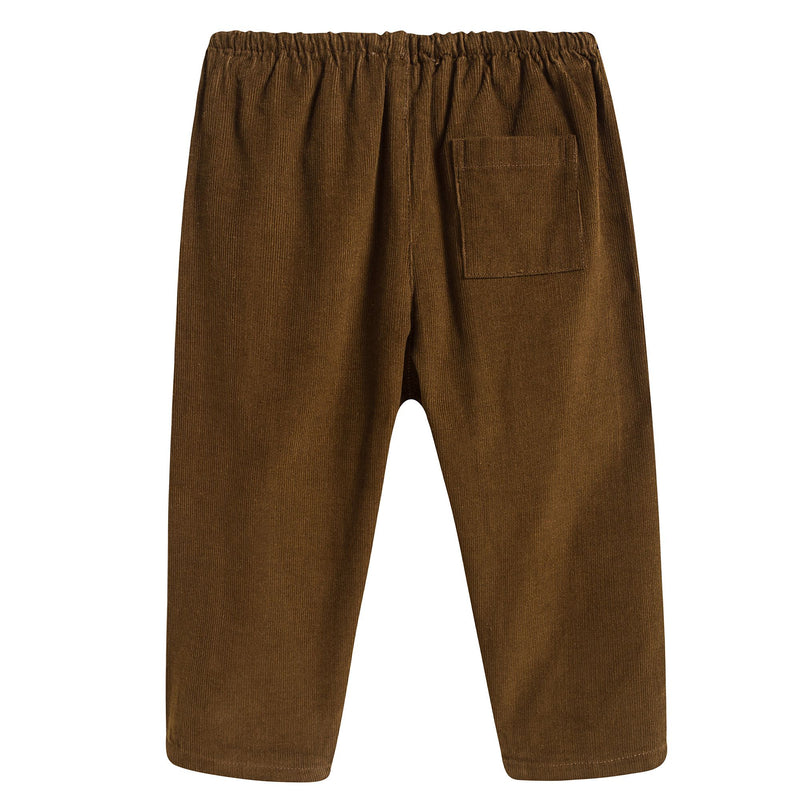 Baby Brown Cotton Trousers