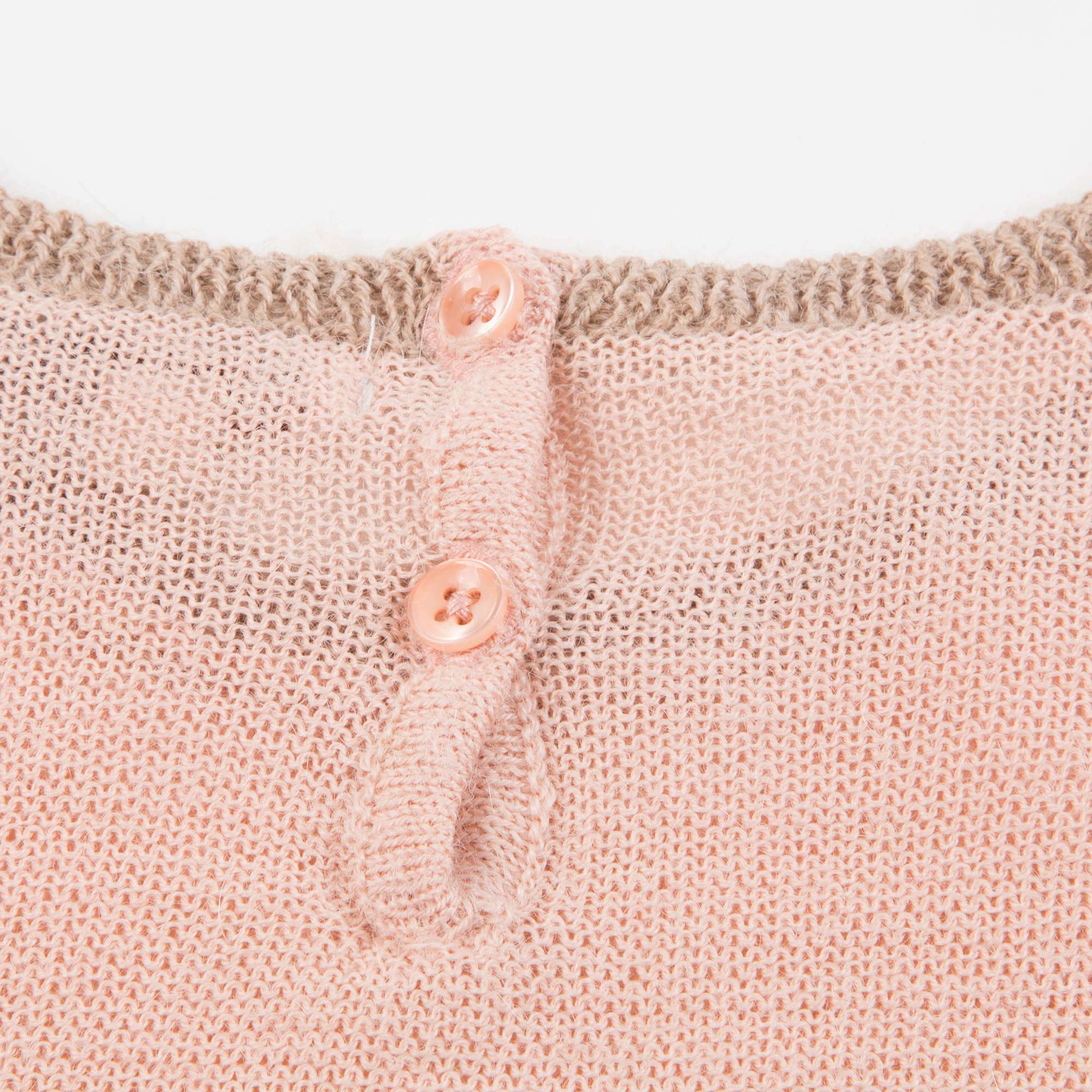 Baby Girls Pink Baby Alpaca Knitwear Jumper