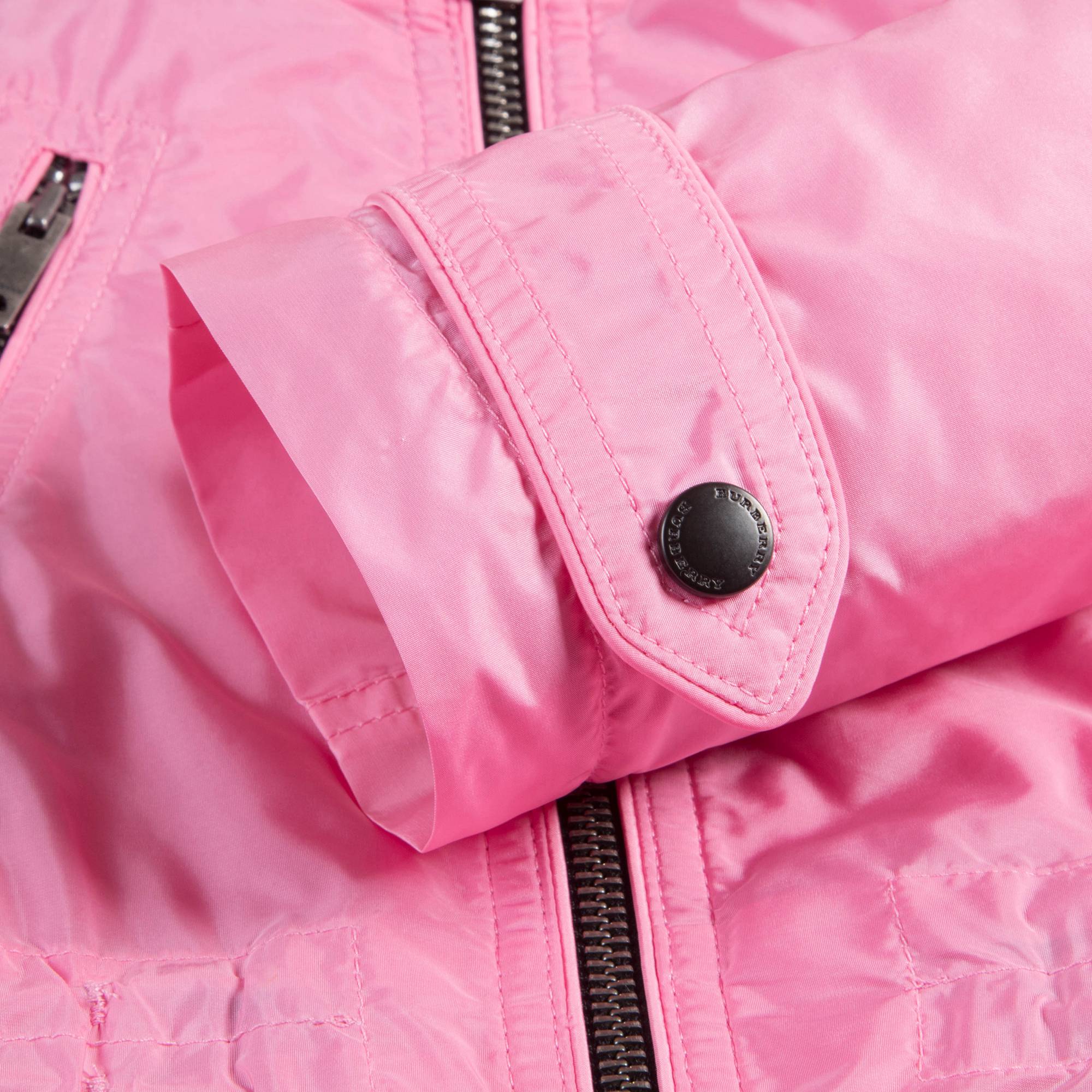 Girls Peony Pink Polyamide Outerwear