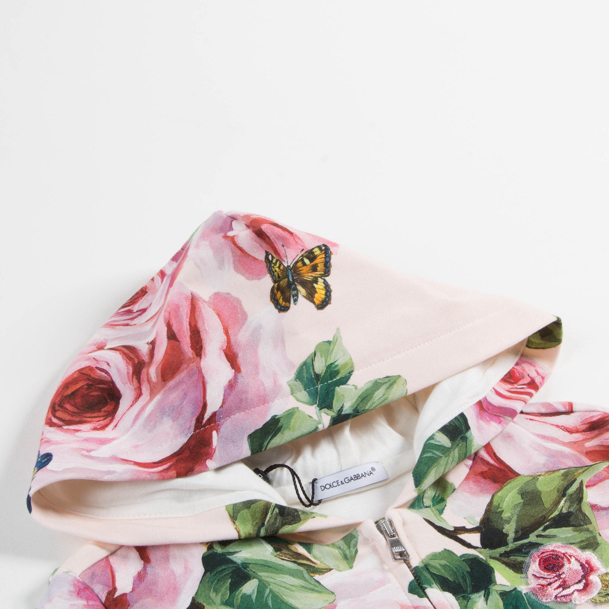 Girls Beige Rose Cotton Set