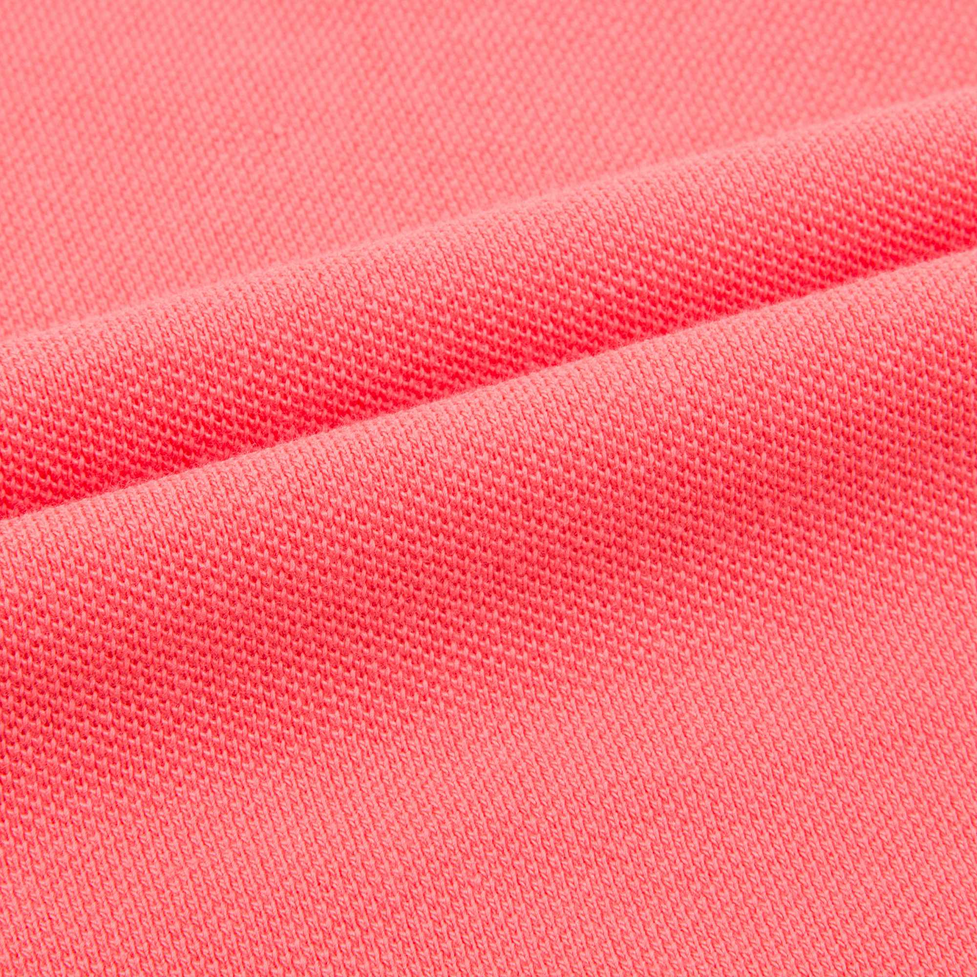 Boys Bright Coral Pink Cotton Polo Shirt