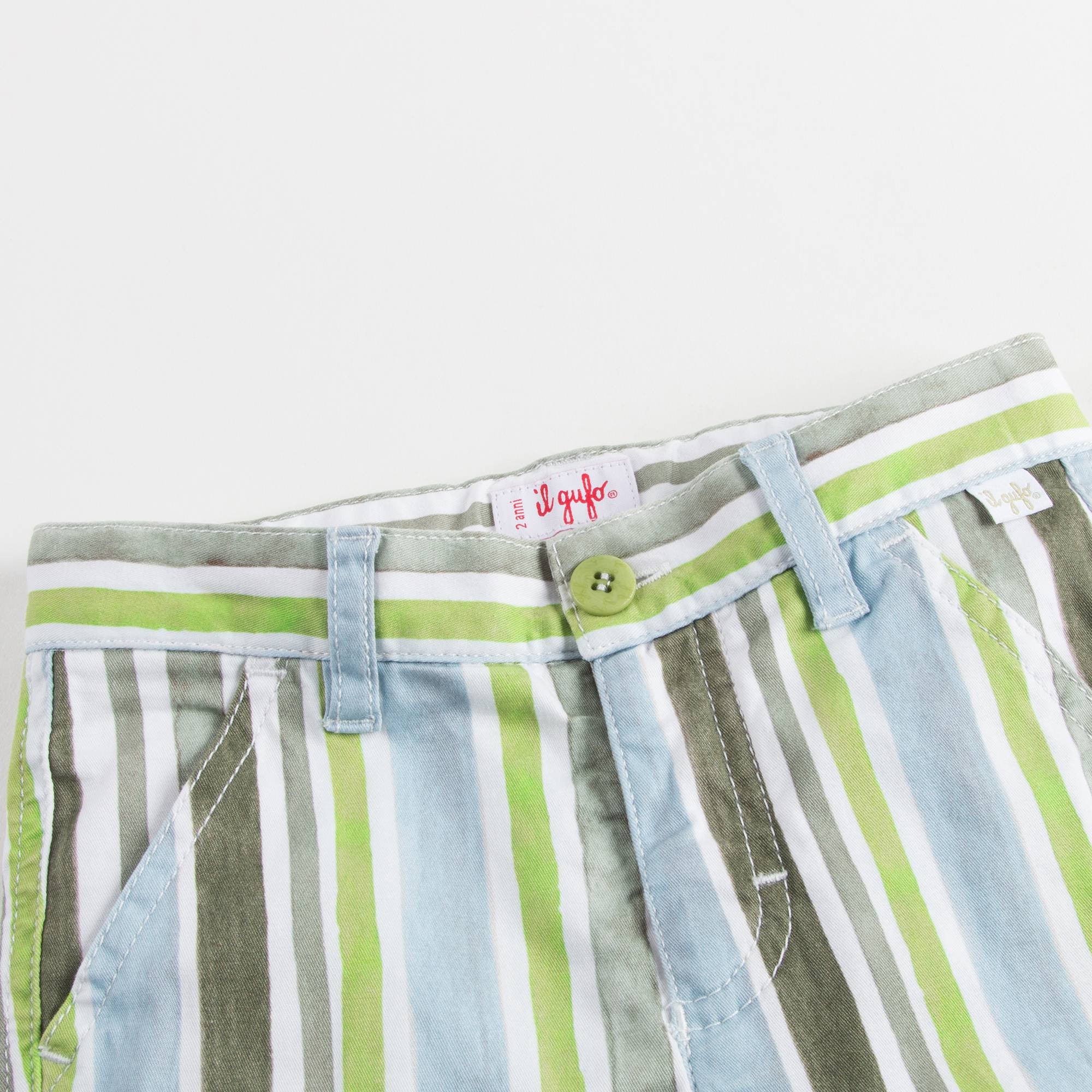 Boys Striped Watercolour Shorts