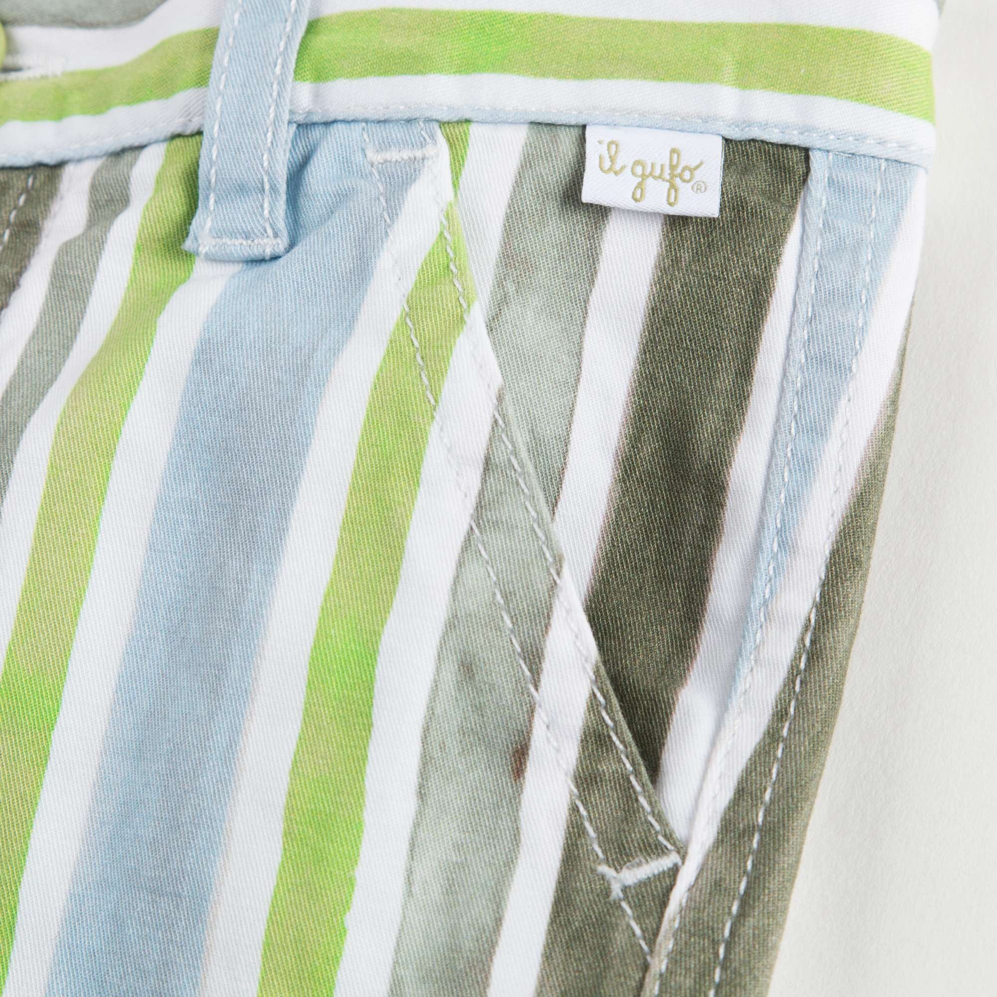 Boys Striped Watercolour Shorts
