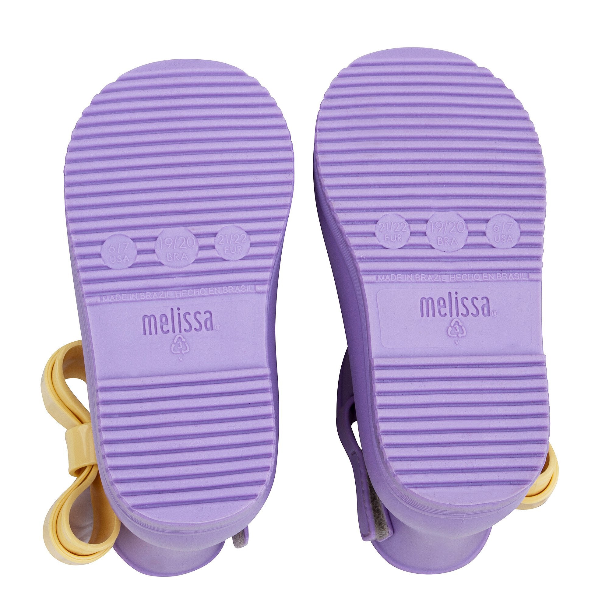 Girls Purple Jelly Rainshoes with Bow