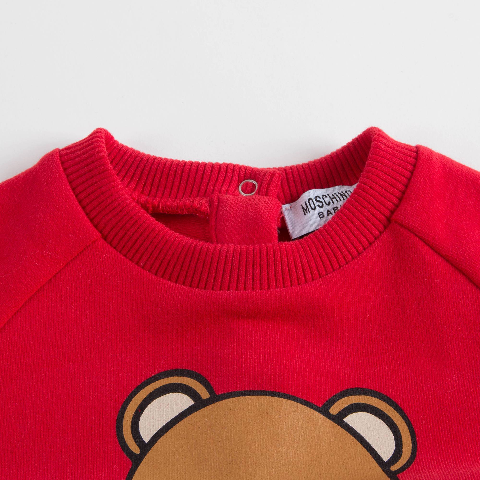 Baby Girls Poppy Red Cotton Dress