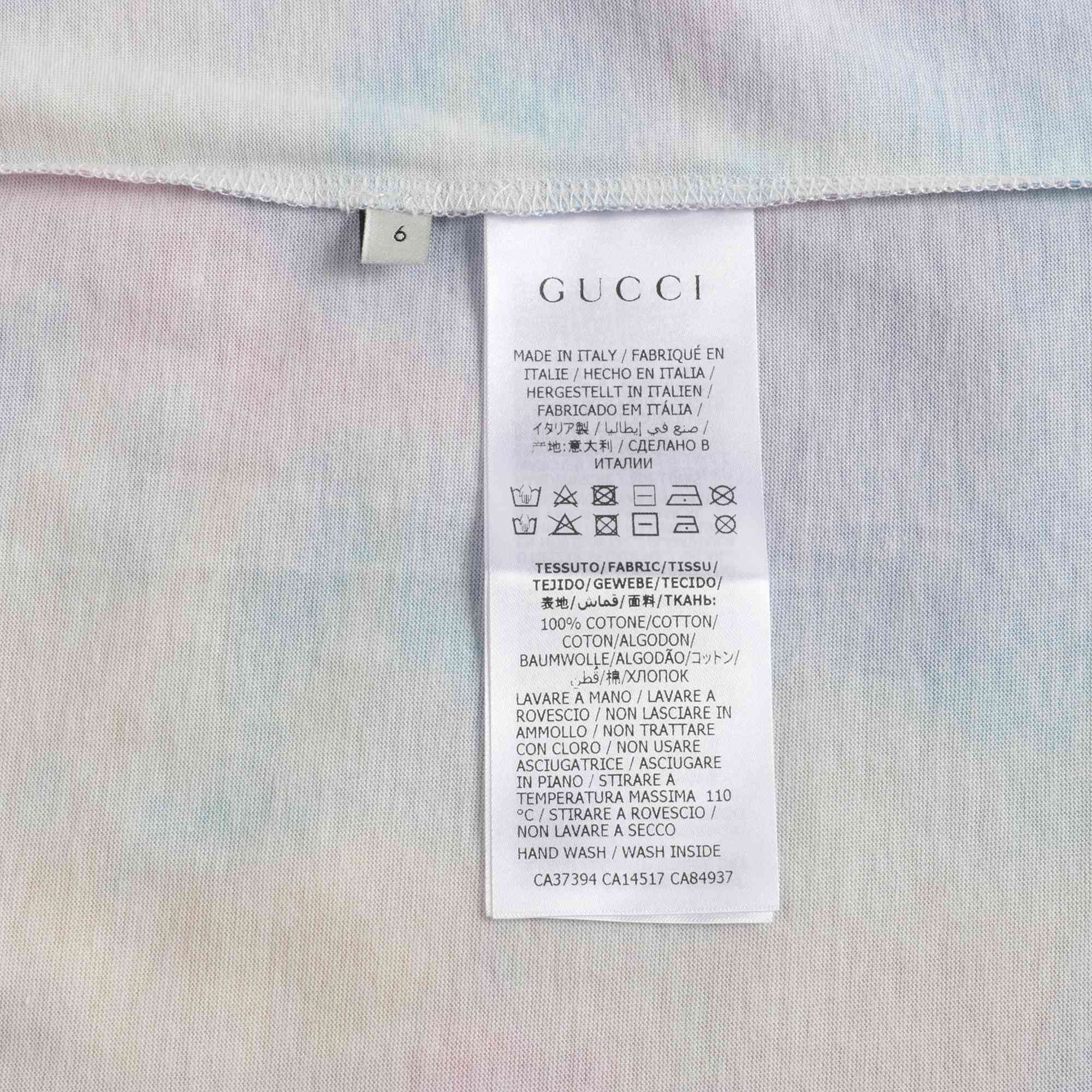 Girls Ivory Printing Cotton T-shirt
