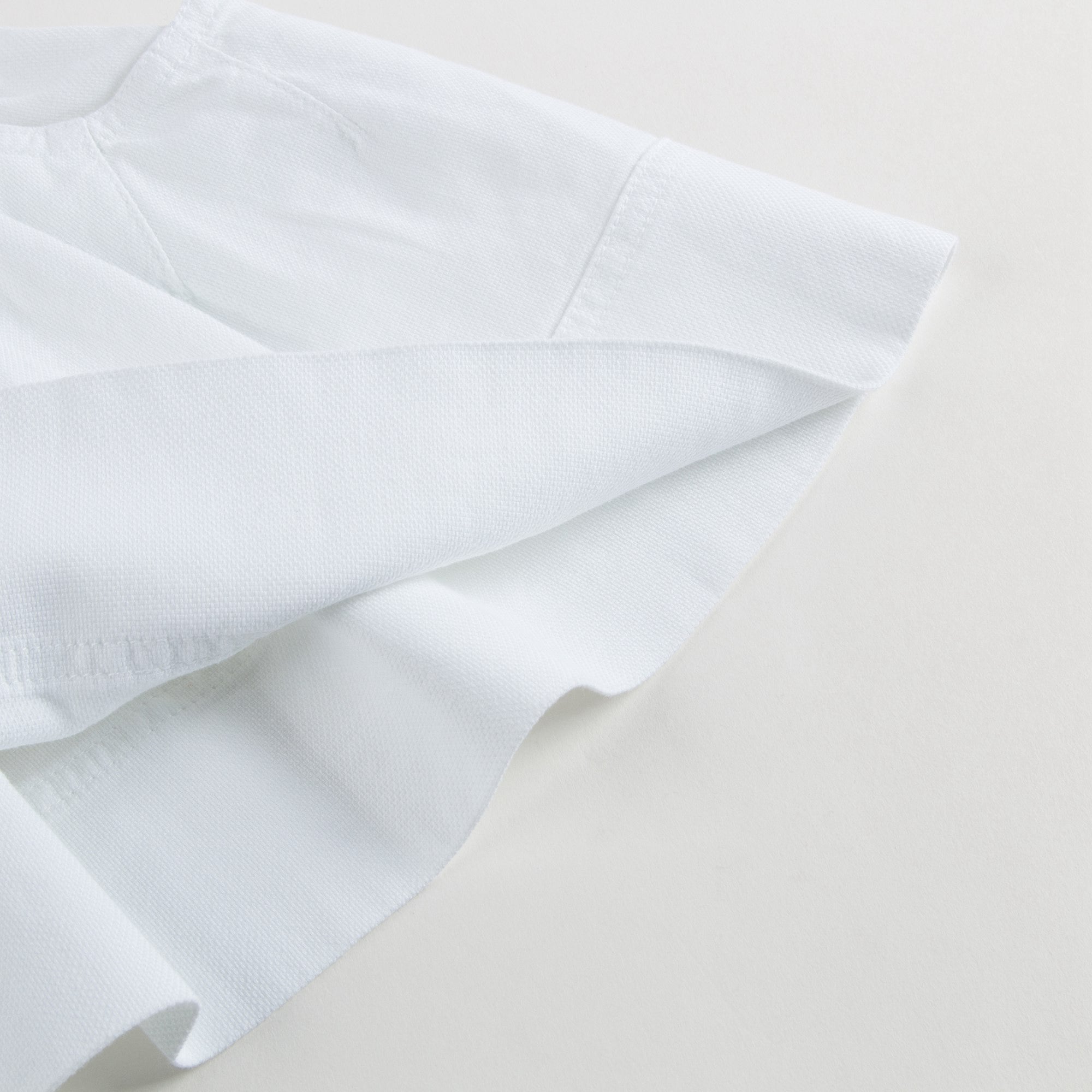 Girls White Cotton Skirt