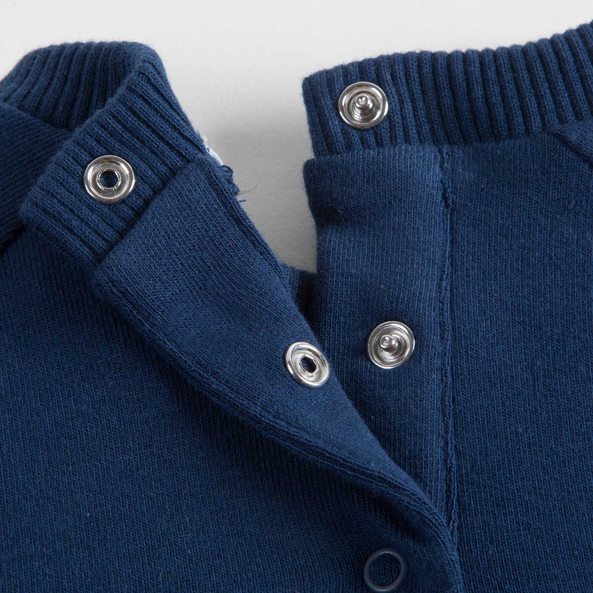 Baby Girls Navy Blue Cotton Dress