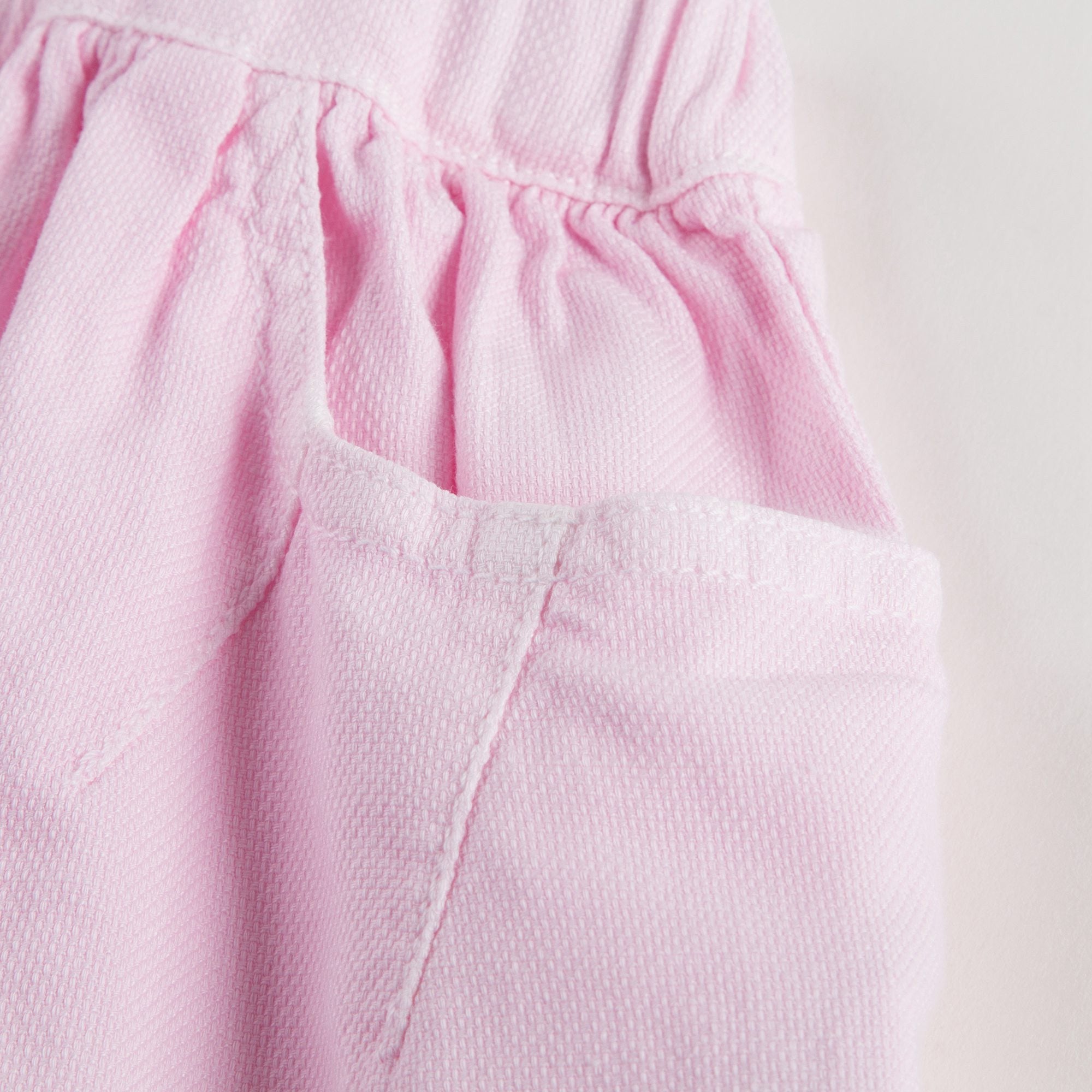 Girls Pink Cotton Skirt