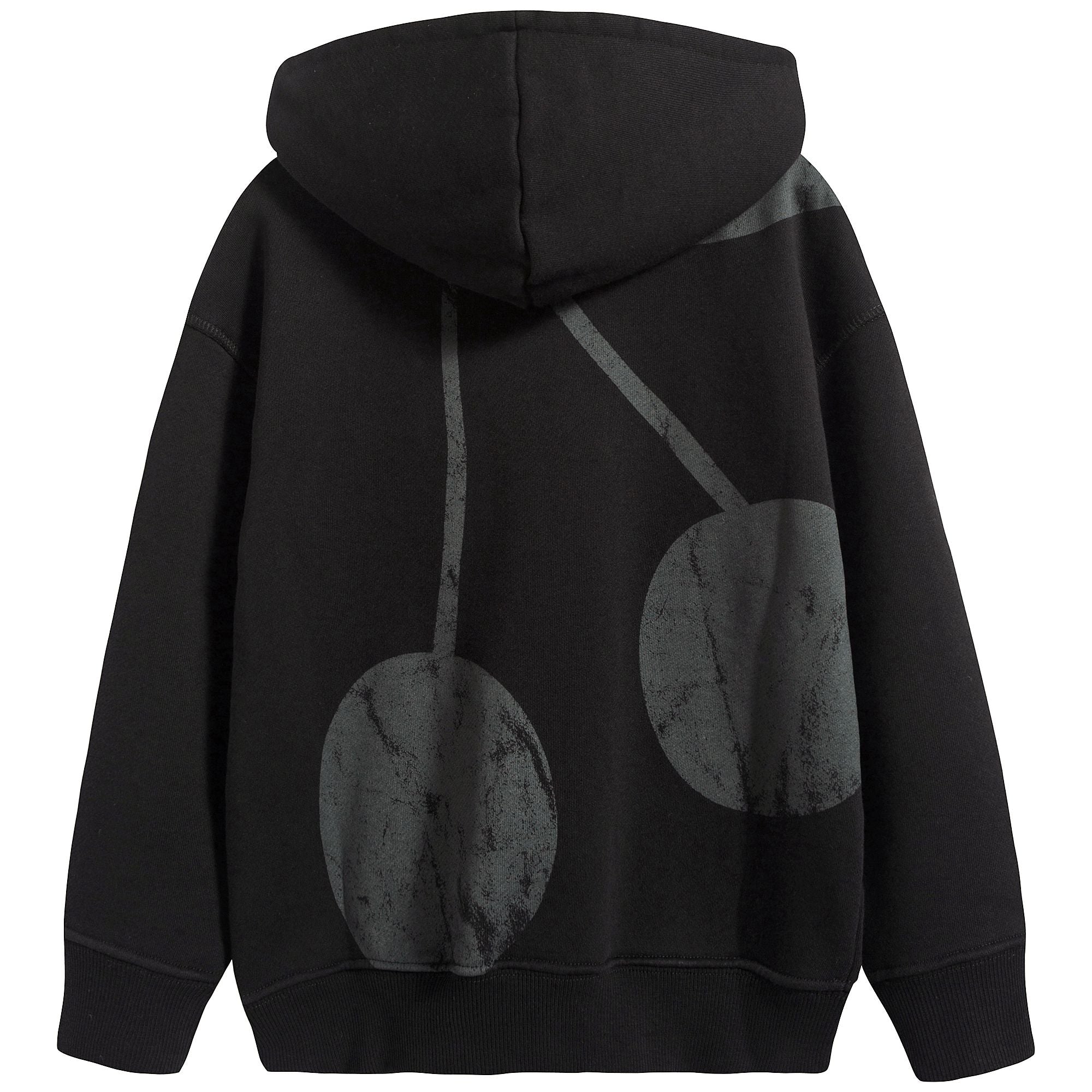 女童黑色连帽卫衣