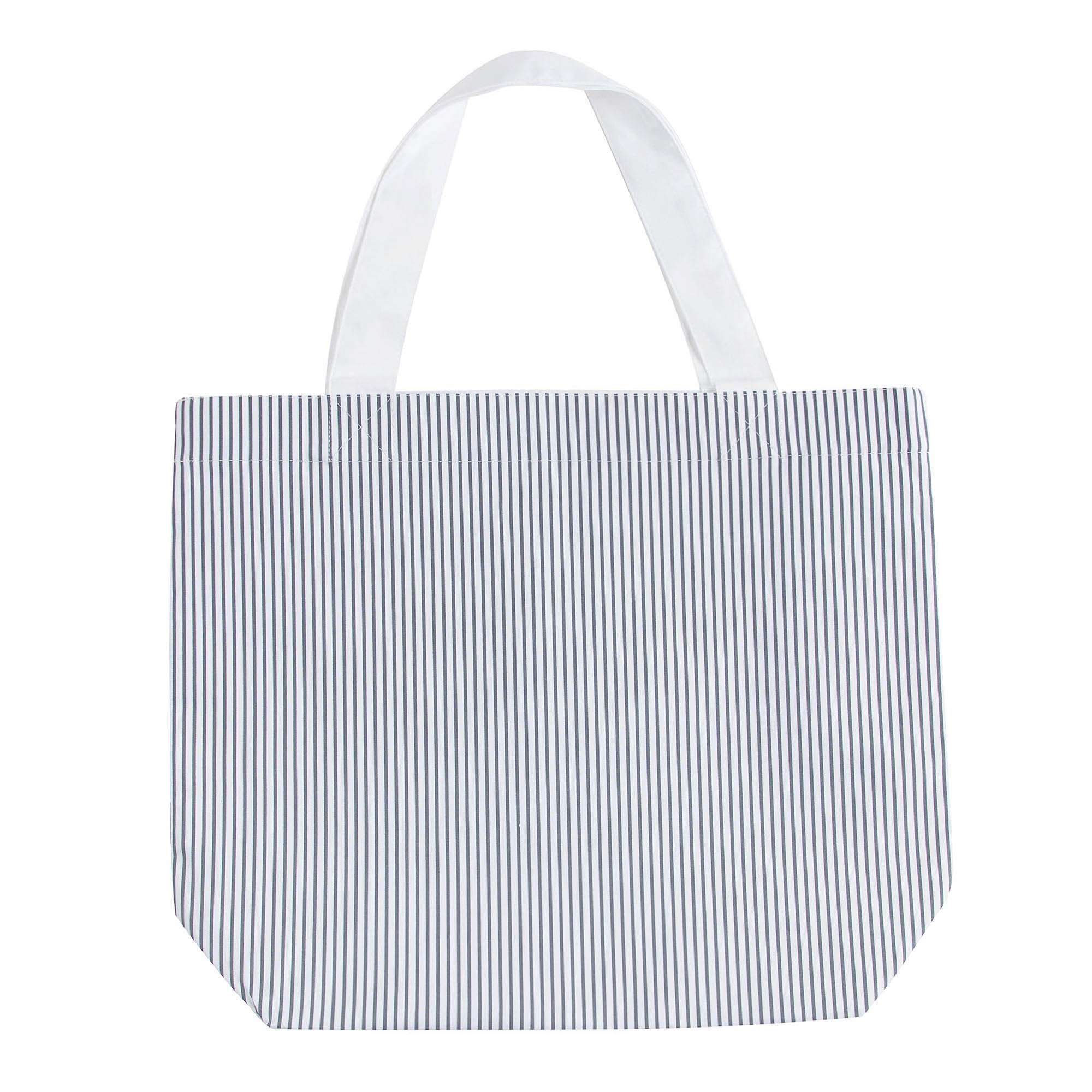 White Cotton Bag With House