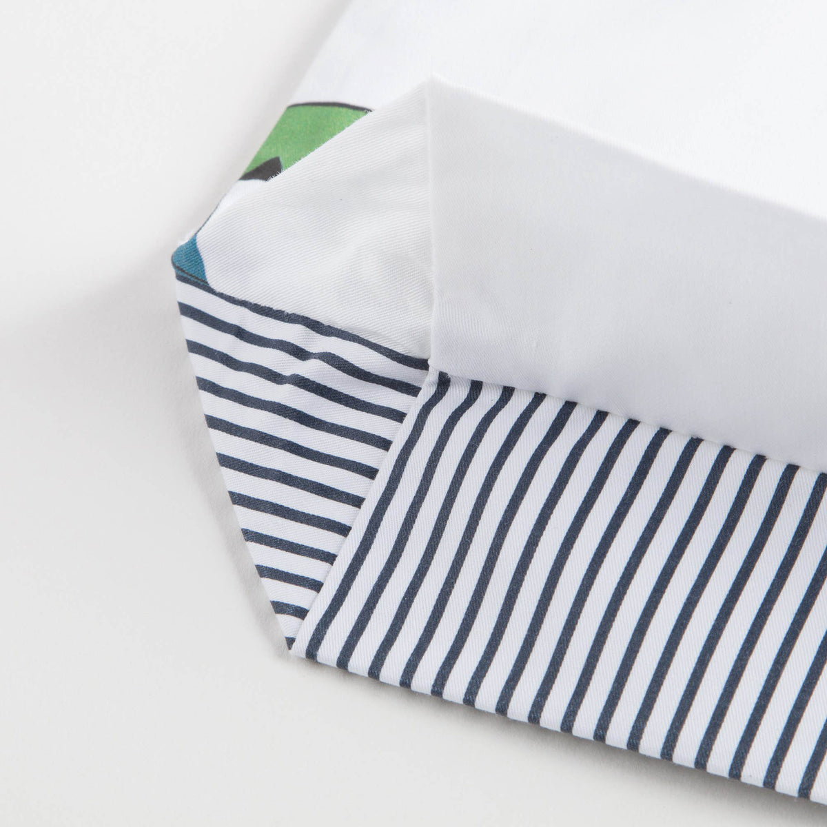 Sac en coton blanc avec maison