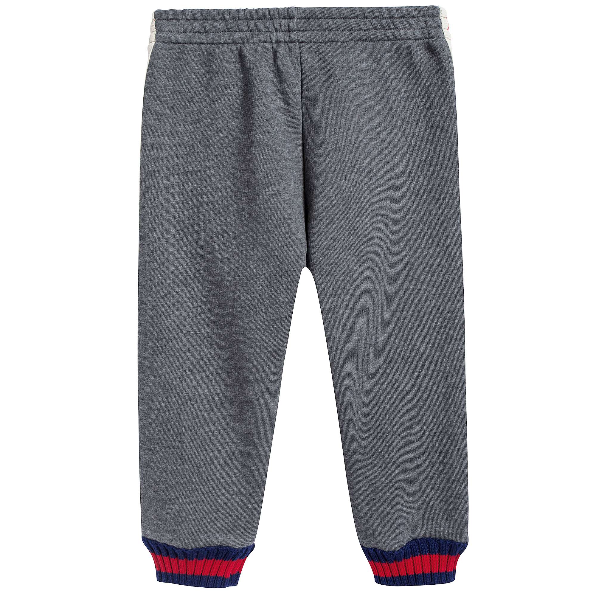 Baby Boys Grey Logo Jogging Pants