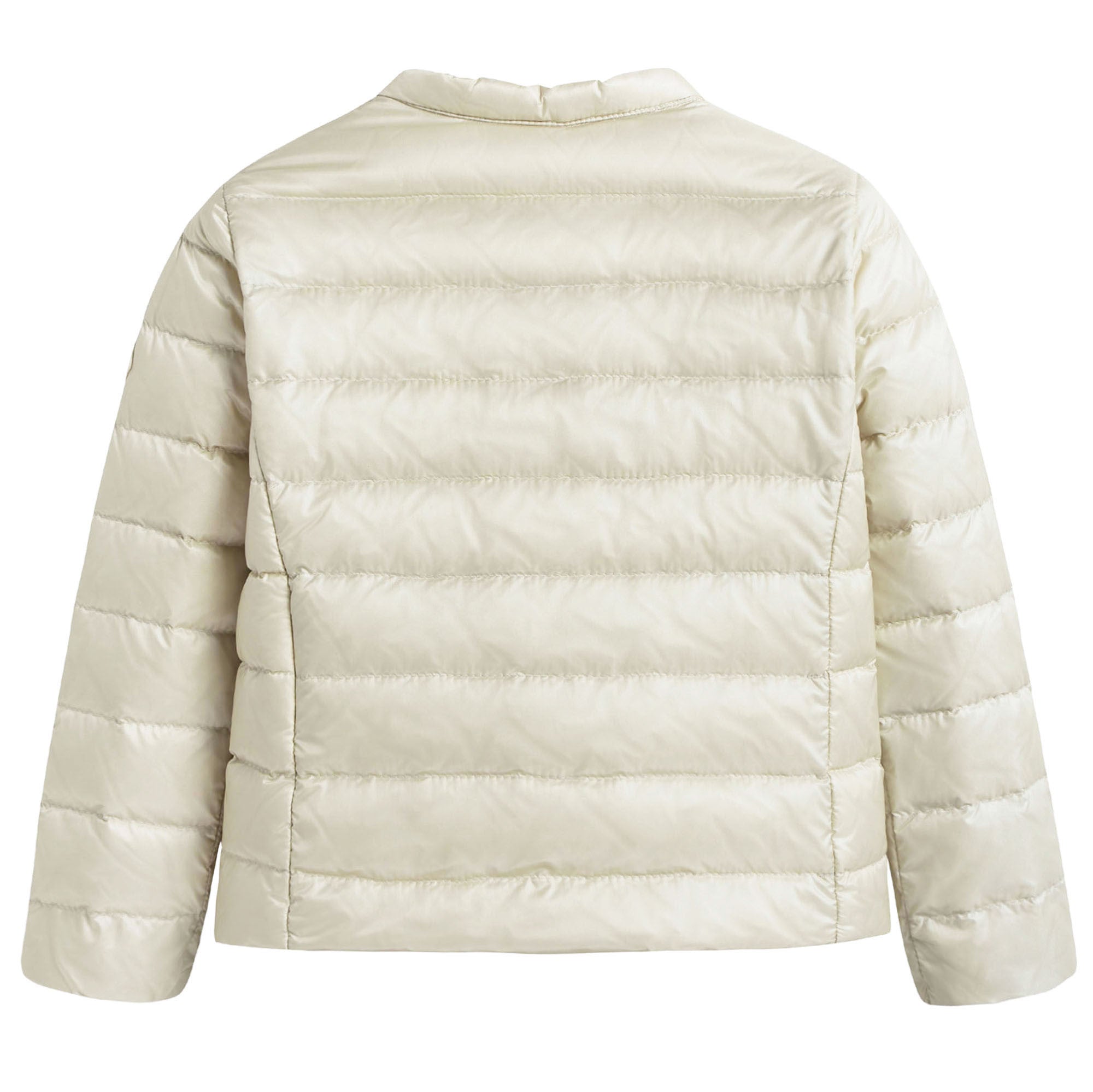 Girls Milk White Hidden Pocket Down Padded 'Ambrine' Jacket