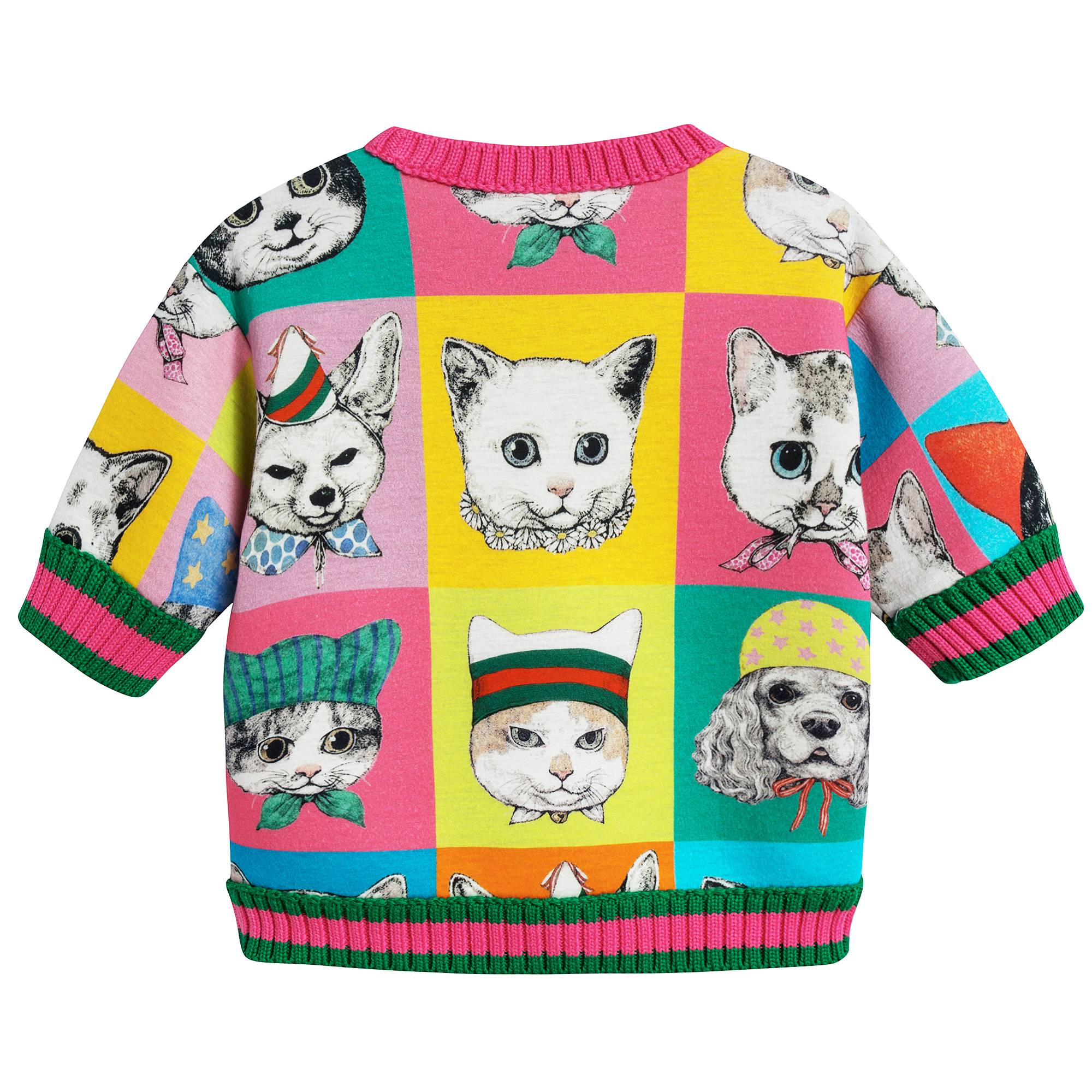 Baby Girls Pets Print Sweatshirt