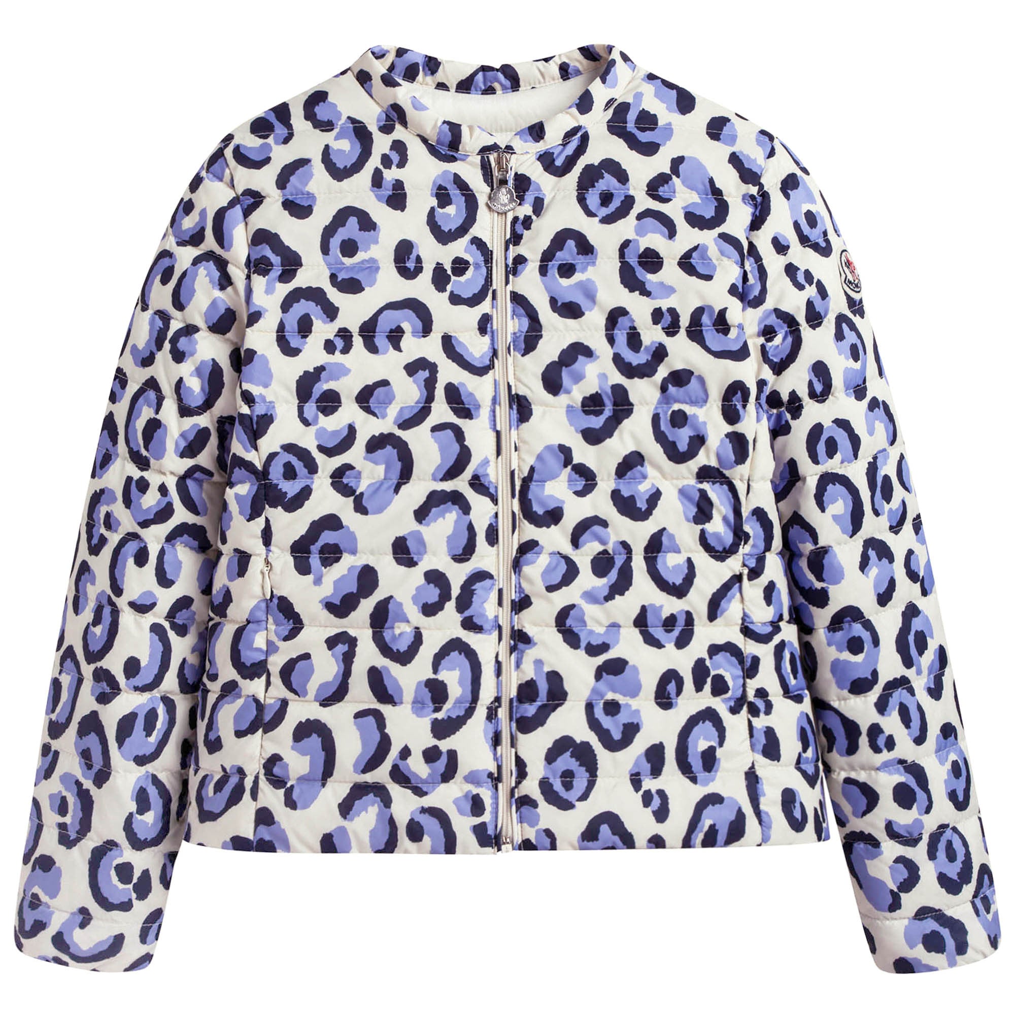 Girls Multicolor Printed Trims Jacket