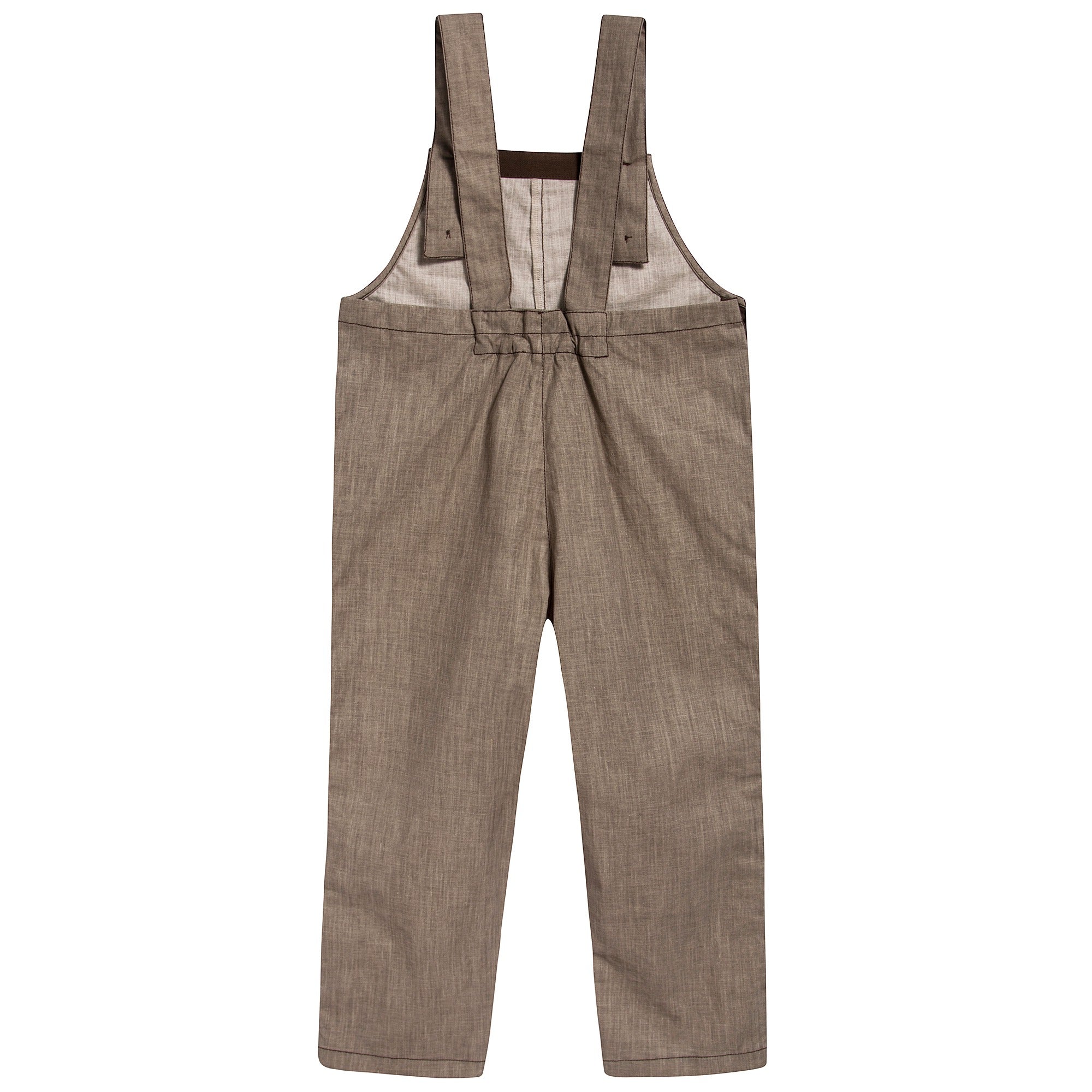 Boys & Girls Sand Woven Dungaree