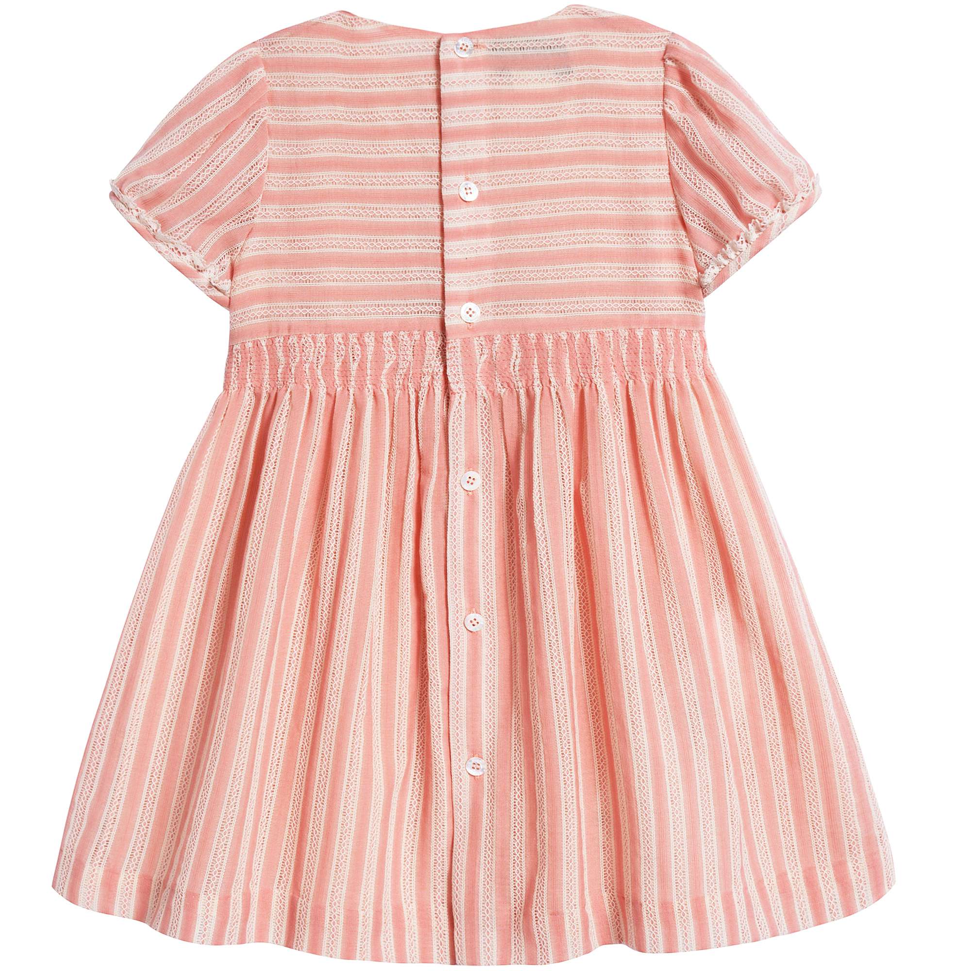 Baby Girls Light Pink Striped Dress