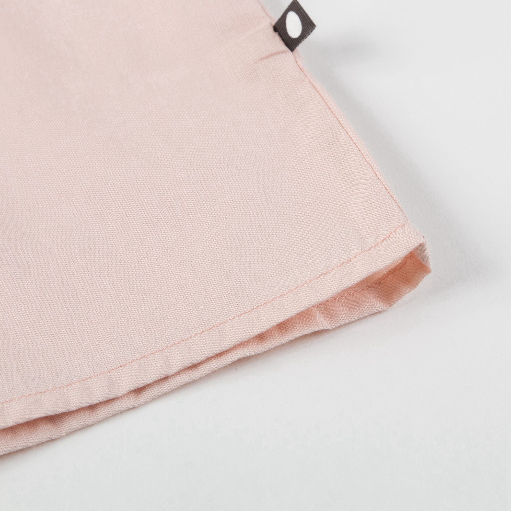 Girls Light Pink Cotton Blouse With Collar