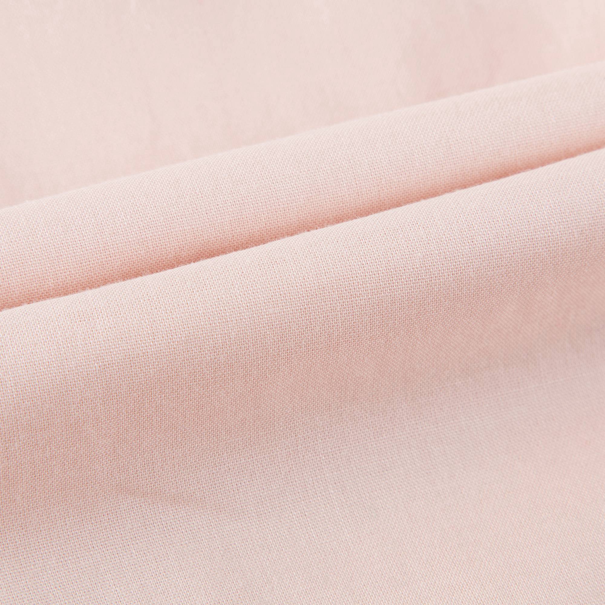 Girls Light Pink Cotton Blouse With Collar