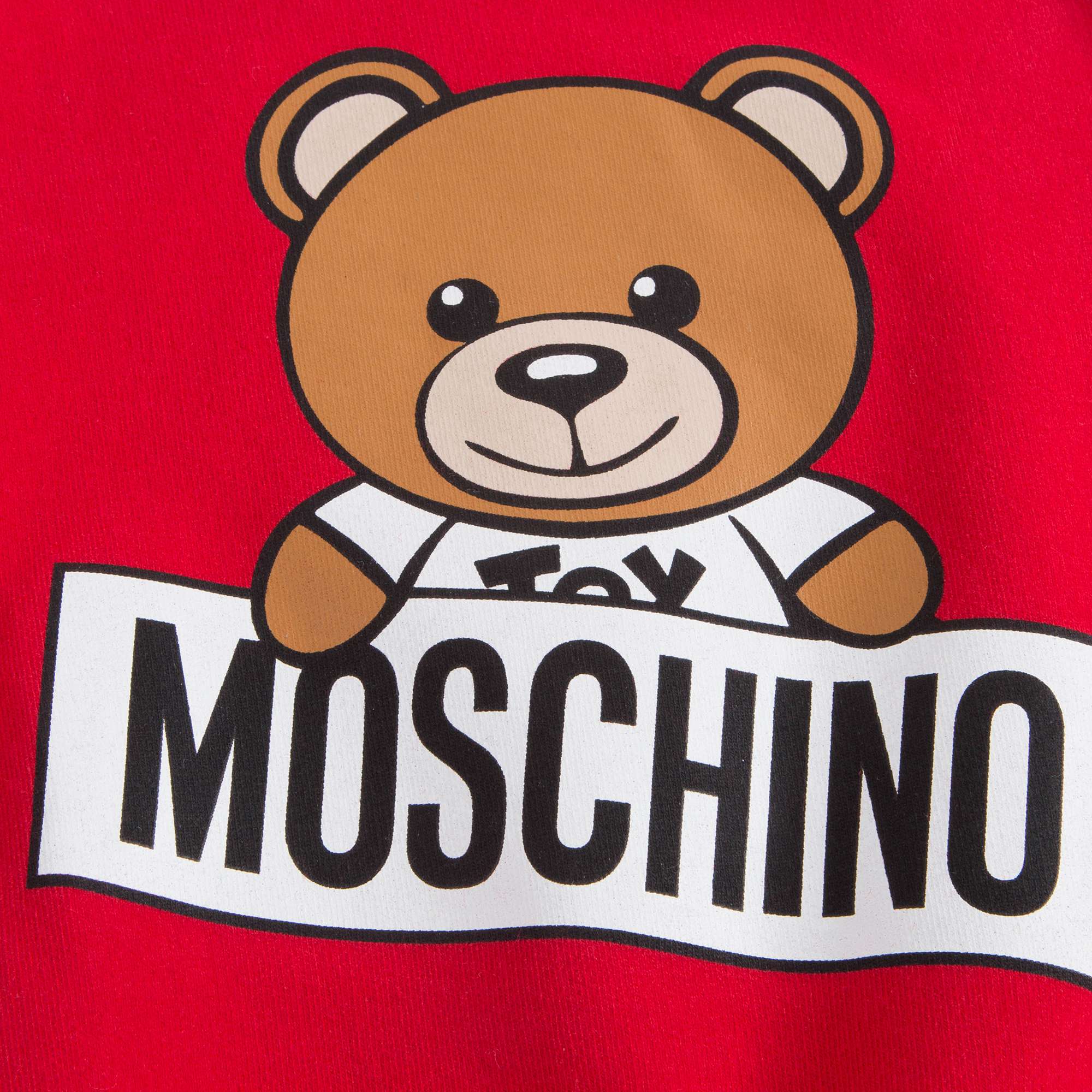 Baby Poppy Red Cotton Sweatshirt