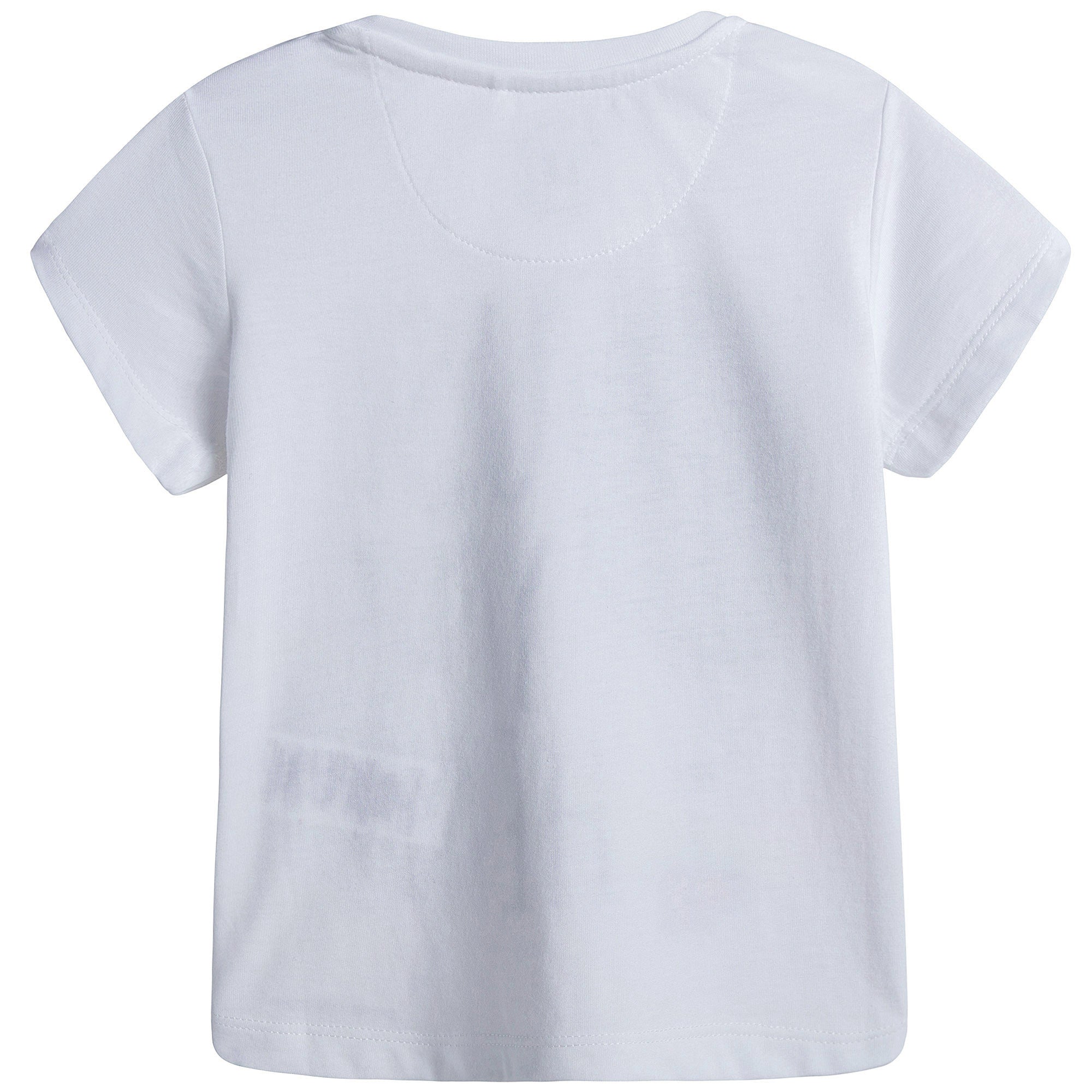 Baby Boys Bearskin Hat Print White T-shirt - CÉMAROSE | Children's Fashion Store - 2