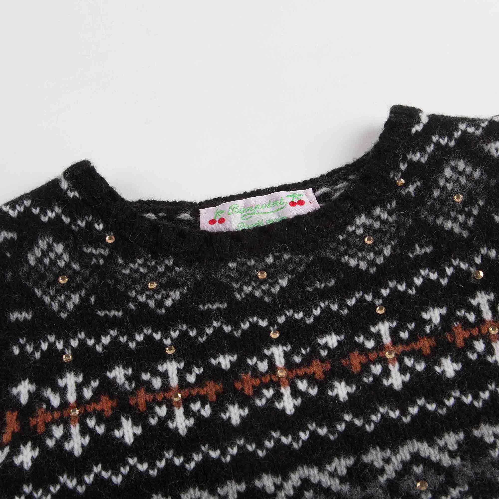 Girls Black & Grey Slip Overs - CÉMAROSE | Children's Fashion Store - 3