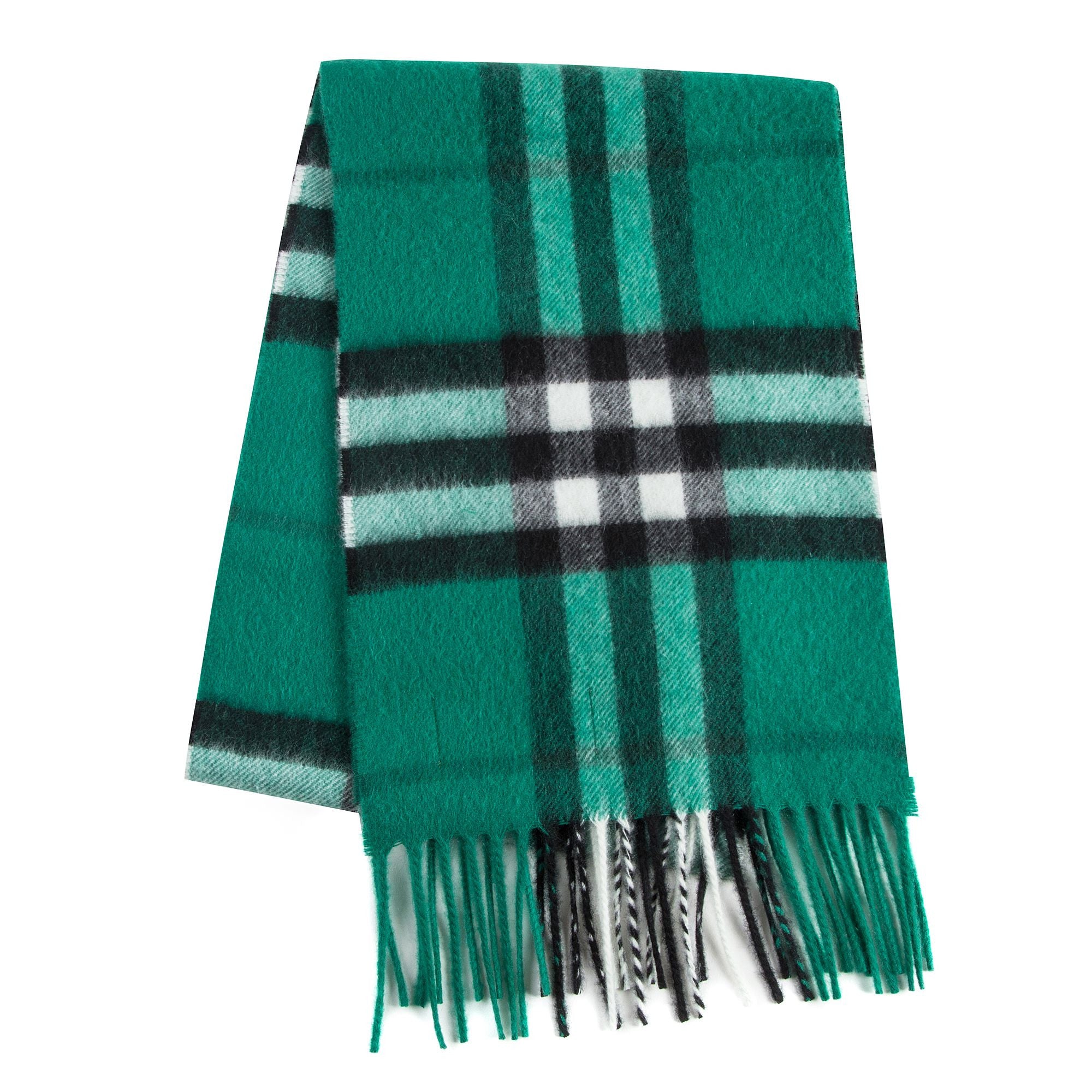 Green Cashmere Scarf (128cm)