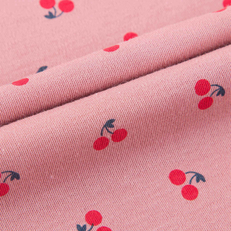 Baby Girls Pink Cherry Cotton T-shirt