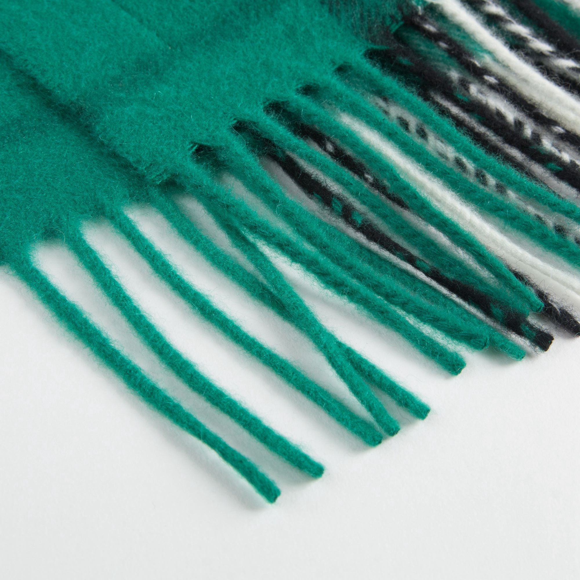 Green Cashmere Scarf (128cm)