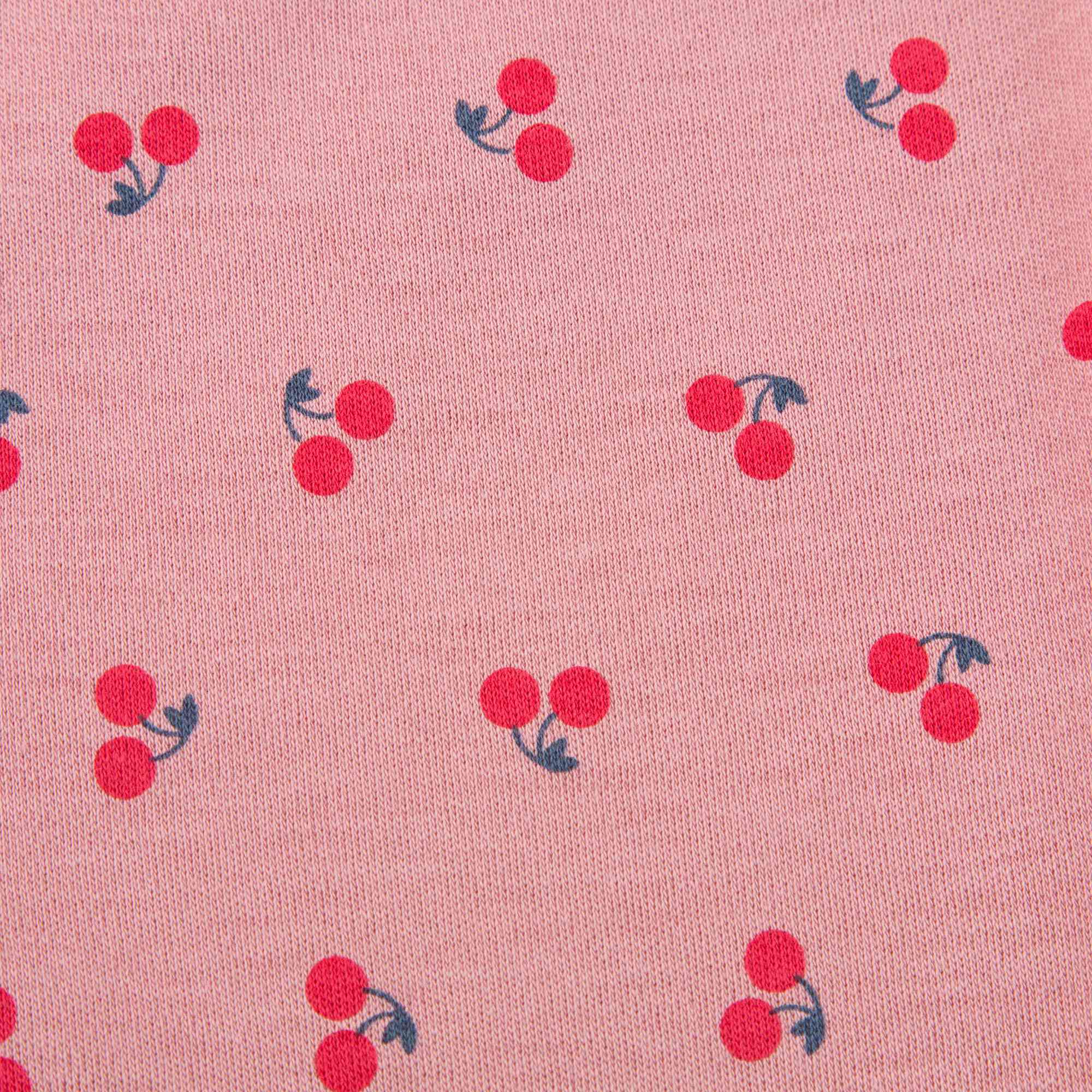 Baby Girls Pink Cherry Cotton Leggings