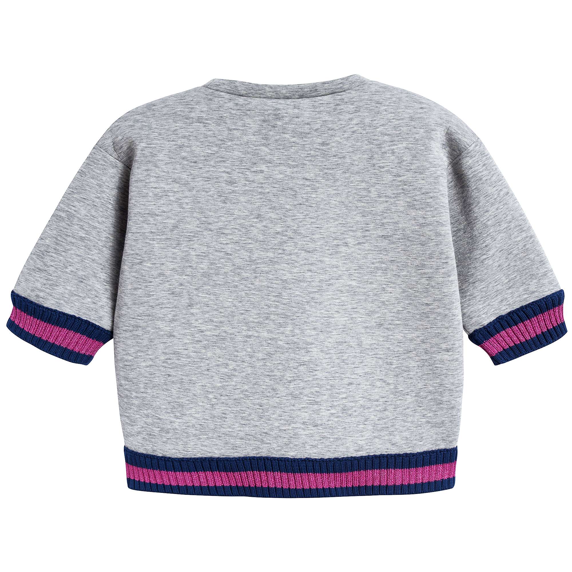 Girls Light Grey Yourself Sweatshirt
