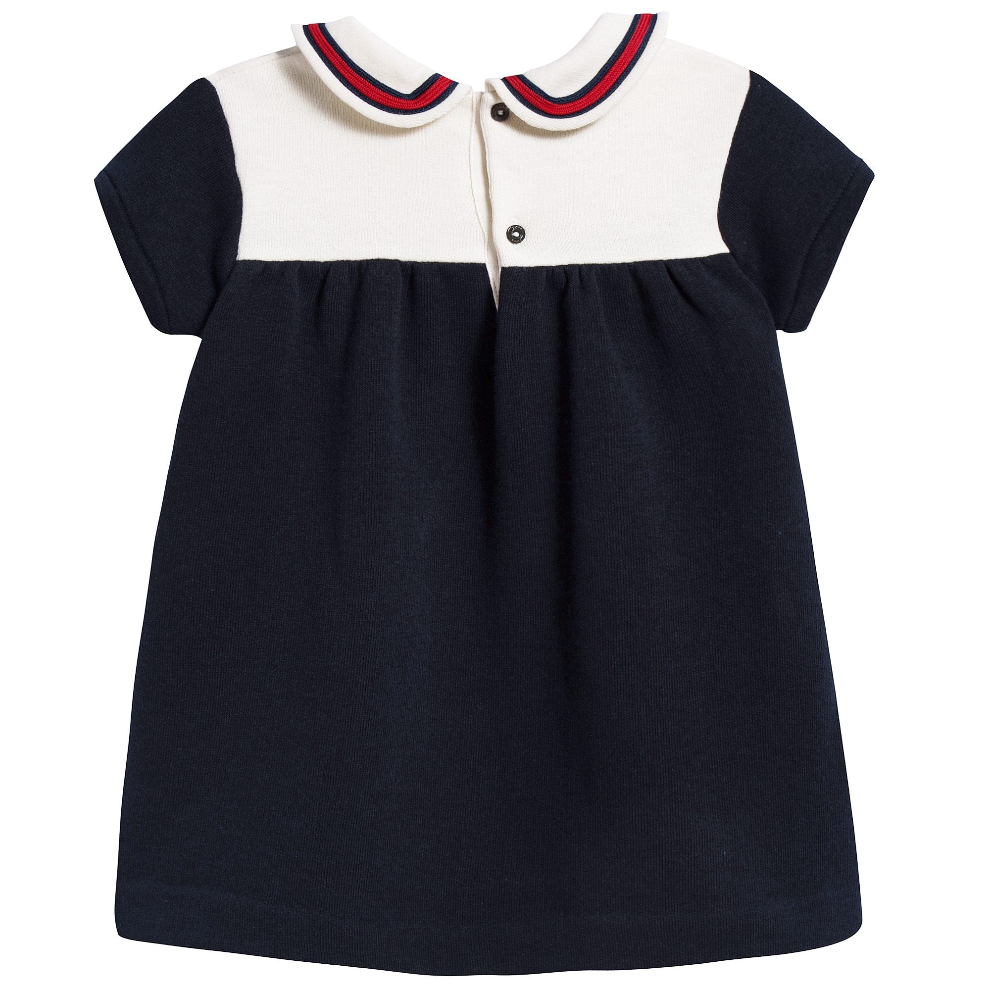 Baby Girls Blue Jersey Dress