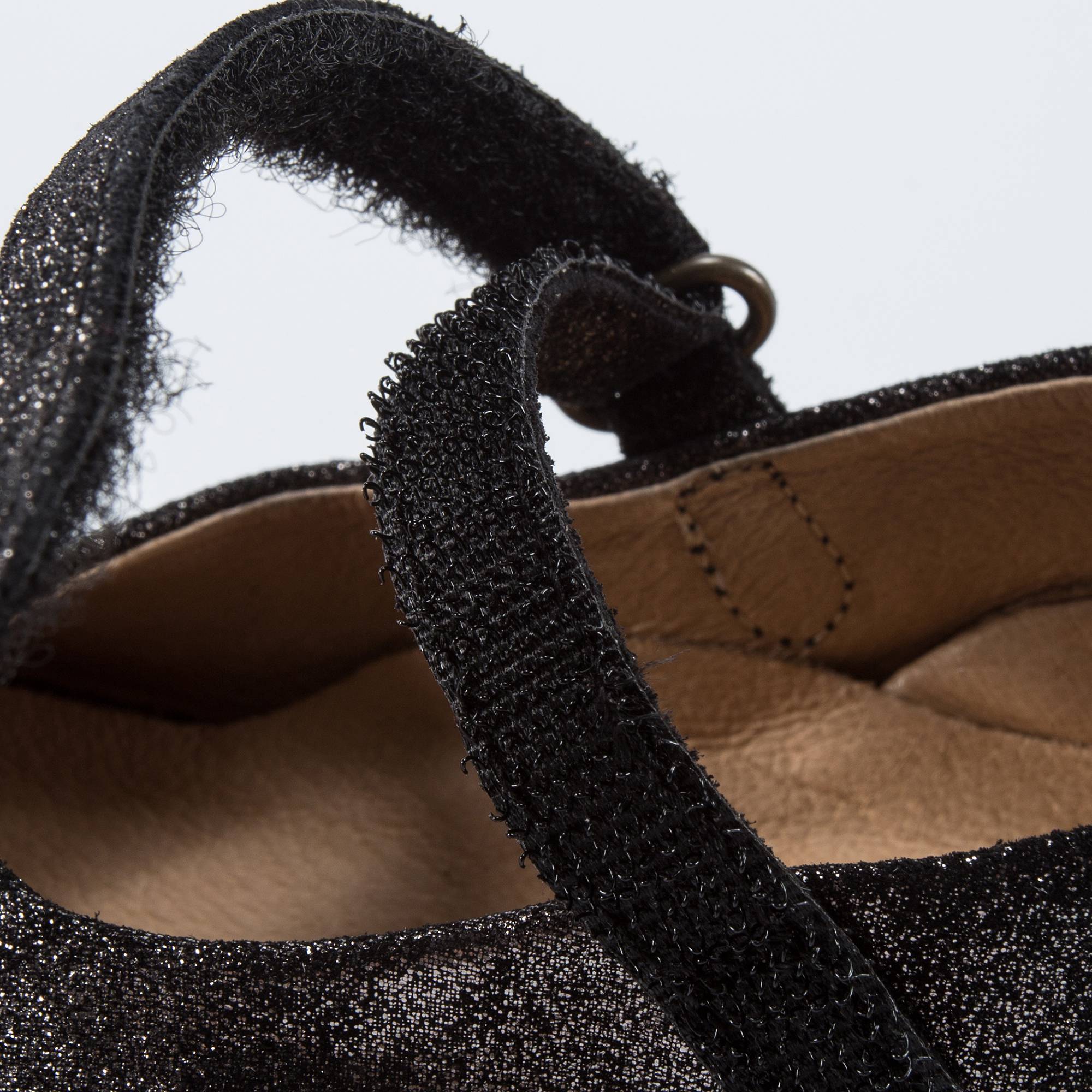 Girls Black Flat Shoes