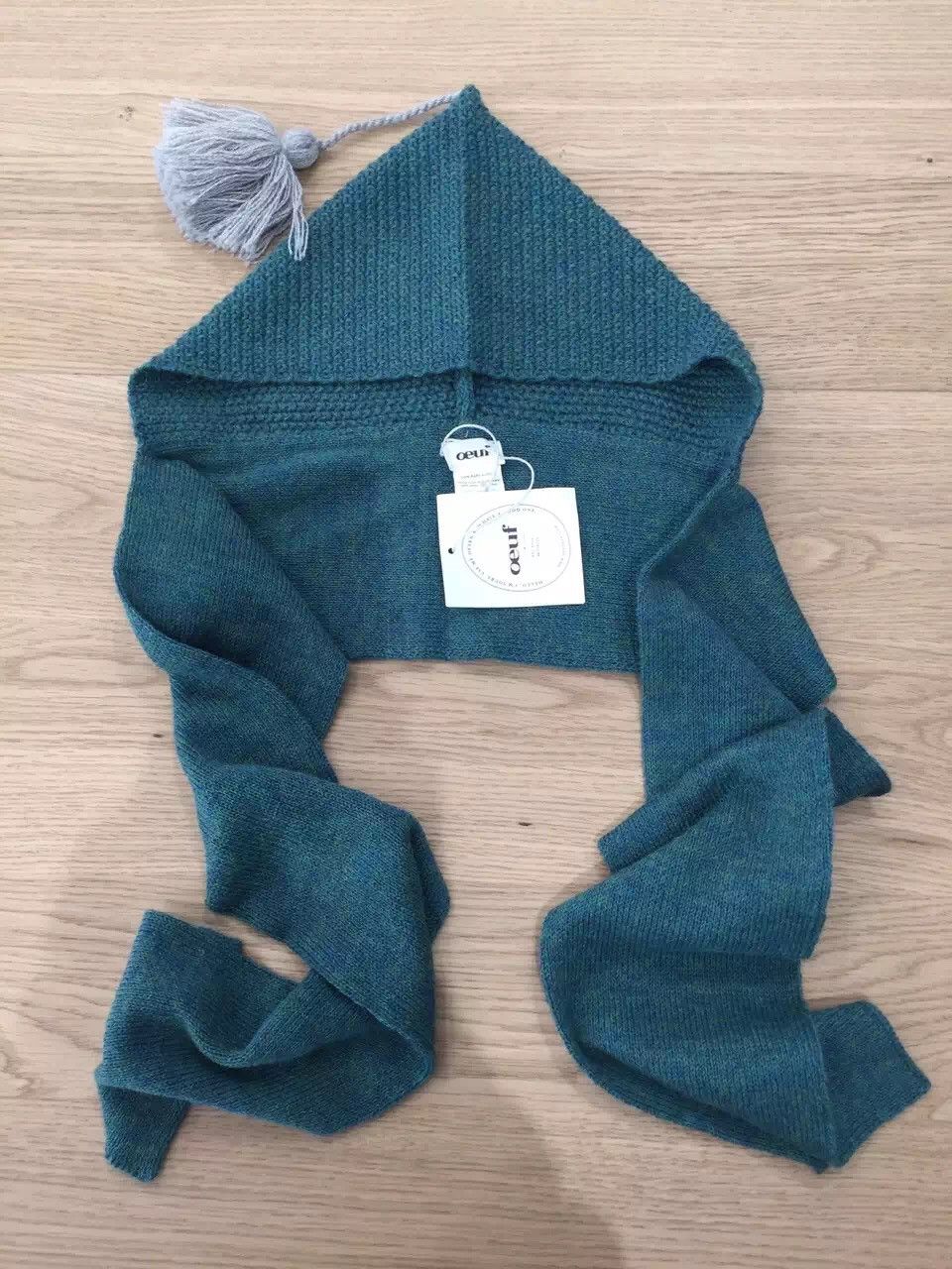Baby Blue  Alpaga Wool Hat Scarf - CÉMAROSE | Children's Fashion Store