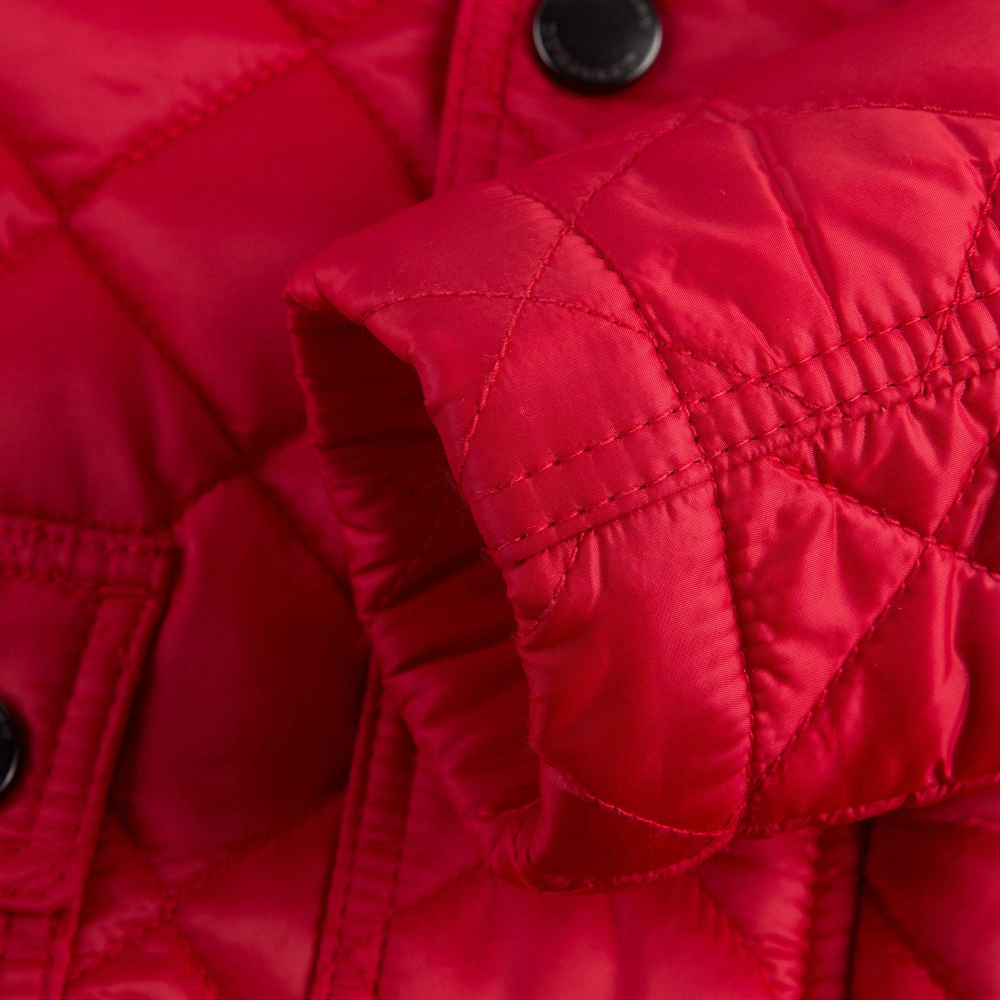 Baby Red Quilted Jacket