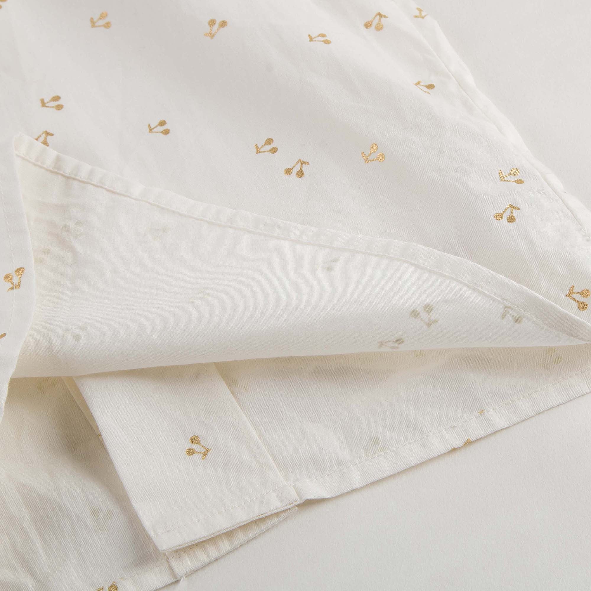Baby Girls White With Gold Cherry Blouse - CÉMAROSE | Children's Fashion Store - 5